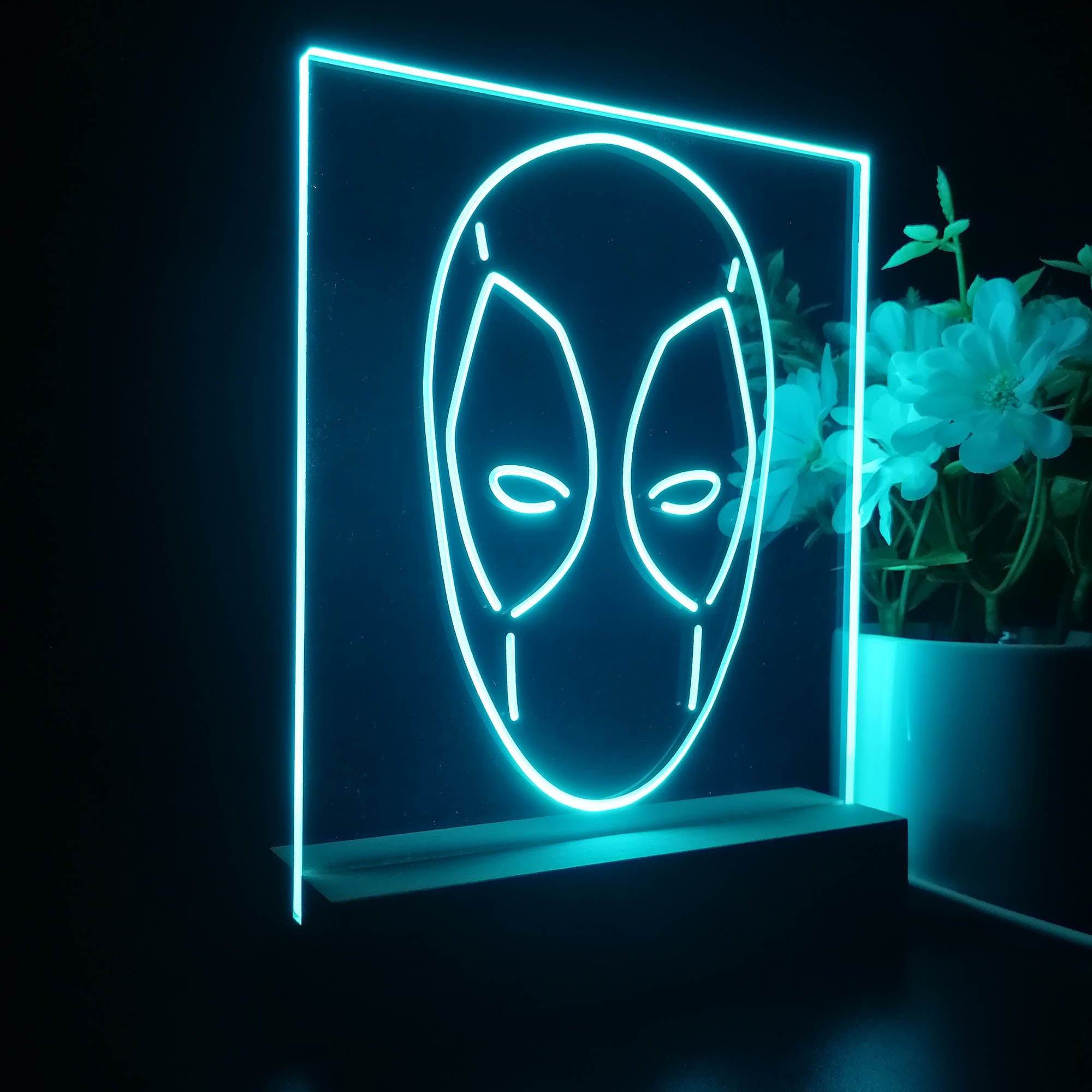 Deadpool Marvels Gift 3D LED Illusion Night Light