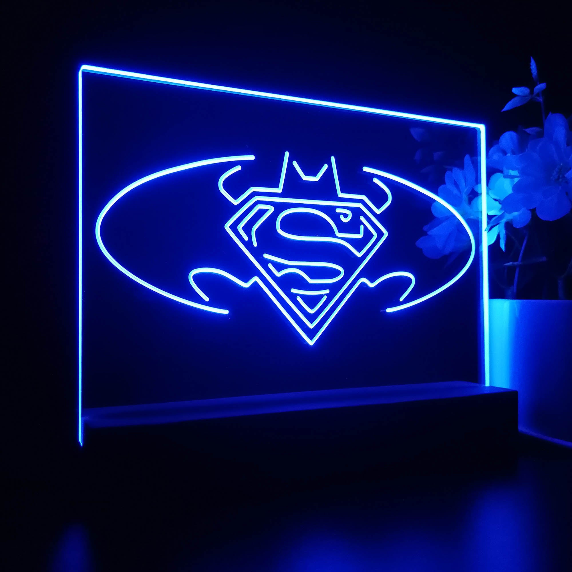 Batman vs Superman Hero 3D LED Illusion Night Light