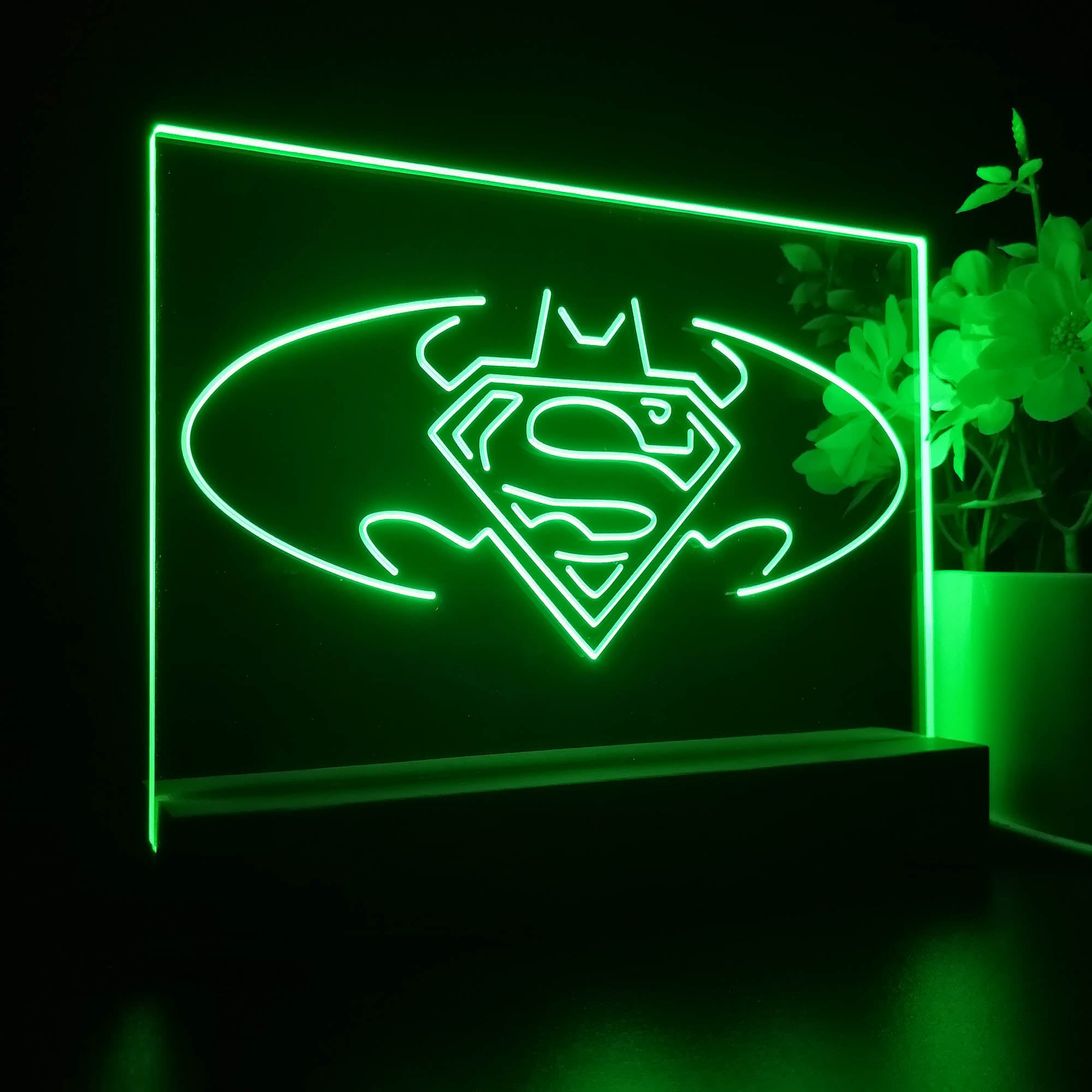 Batman vs Superman Hero 3D LED Illusion Night Light