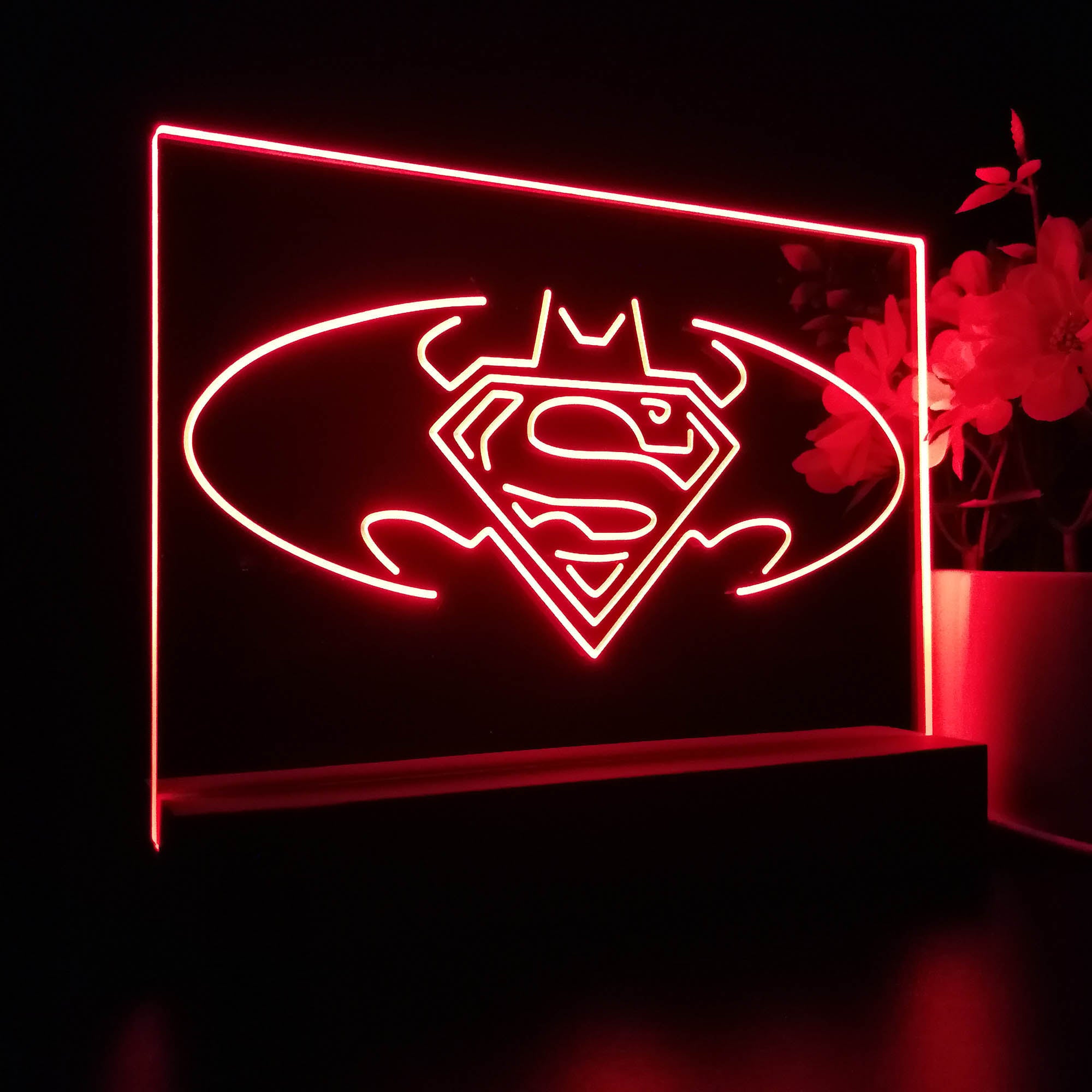 Batman vs Superman Hero 3D LED Illusion Night Light