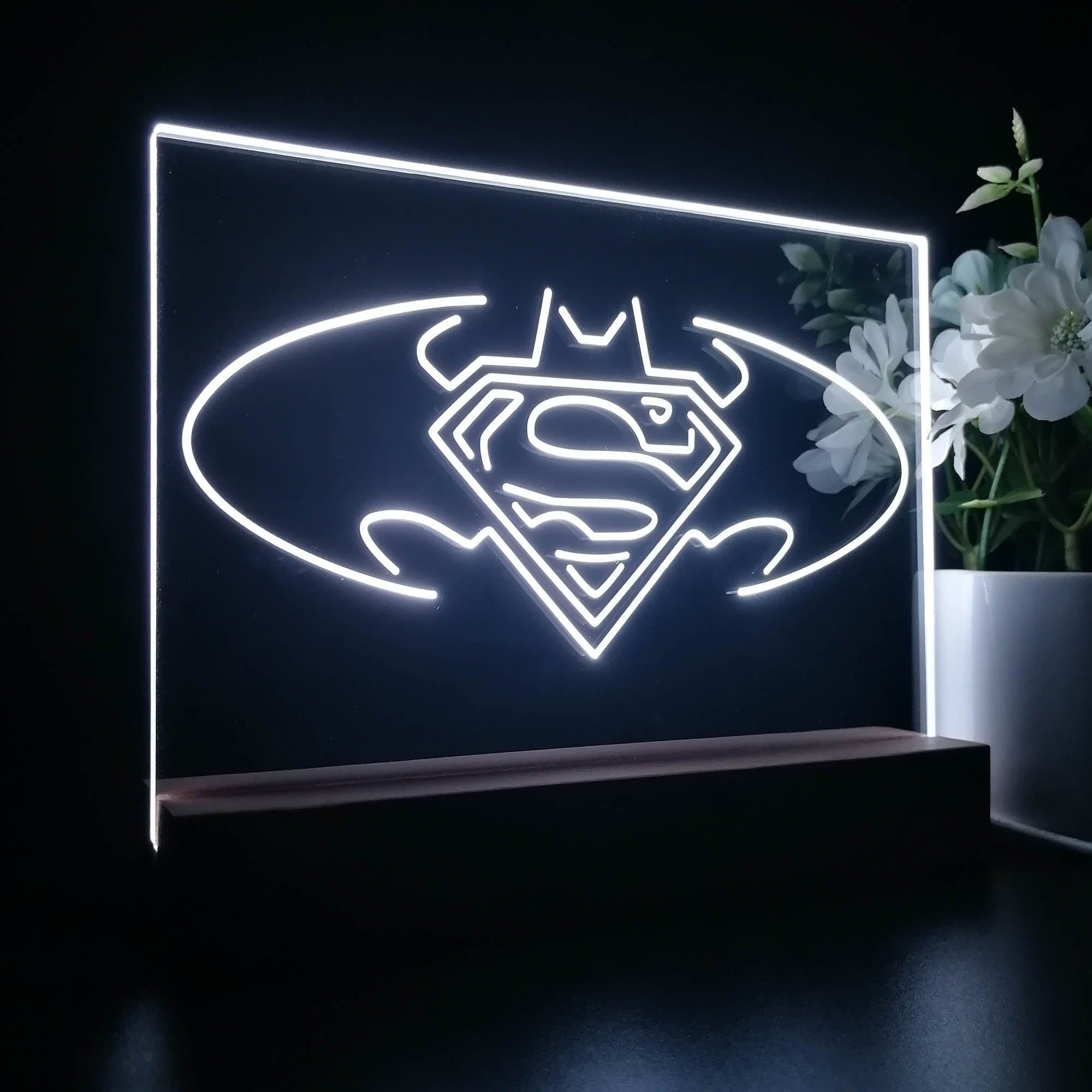 Batman vs Superman Hero 3D LED Illusion Night Light