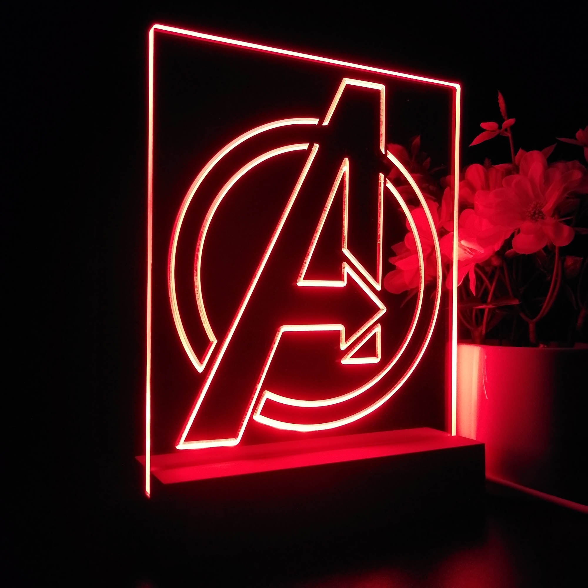 Avengers Logo 3D LED Illusion Night Light