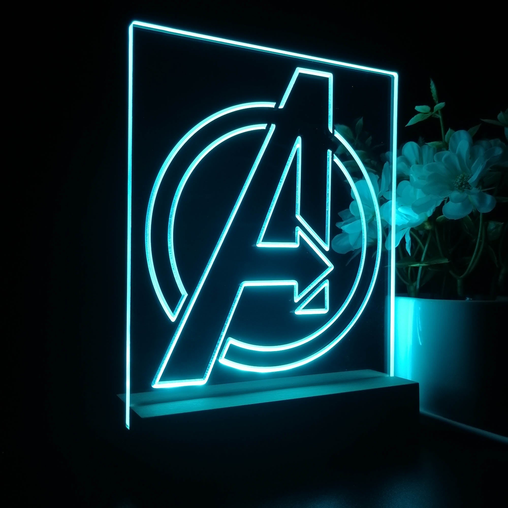 Avengers Logo 3D LED Illusion Night Light