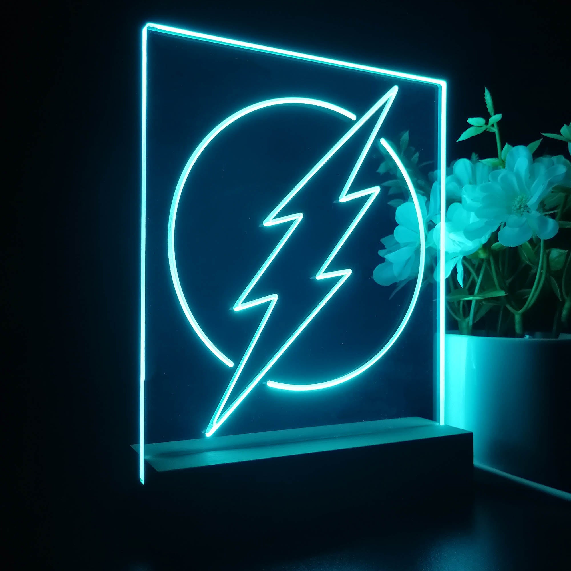 Flash Logo DC Super Hero 3D LED Illusion Night Light