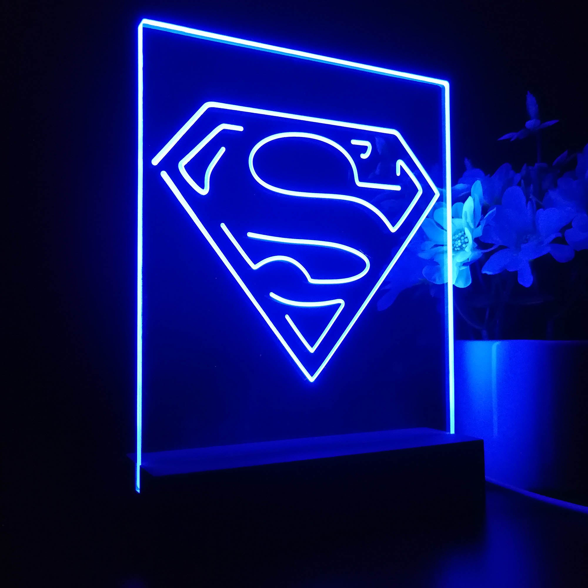 Superman Hero 3D LED Illusion Night Light