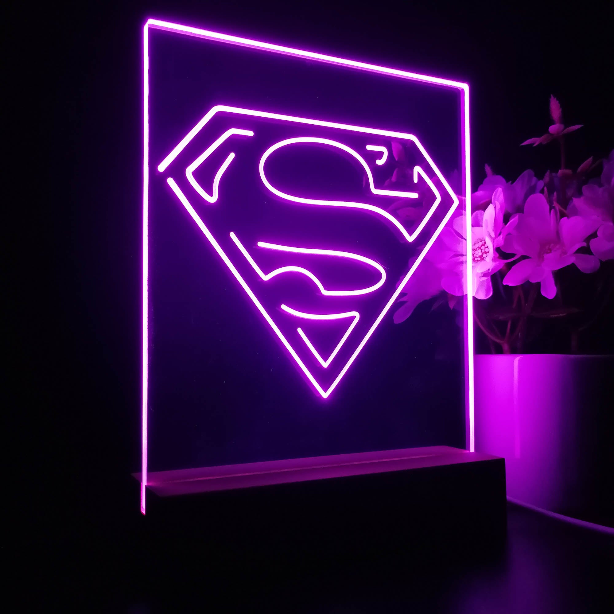 Superman Hero 3D LED Illusion Night Light