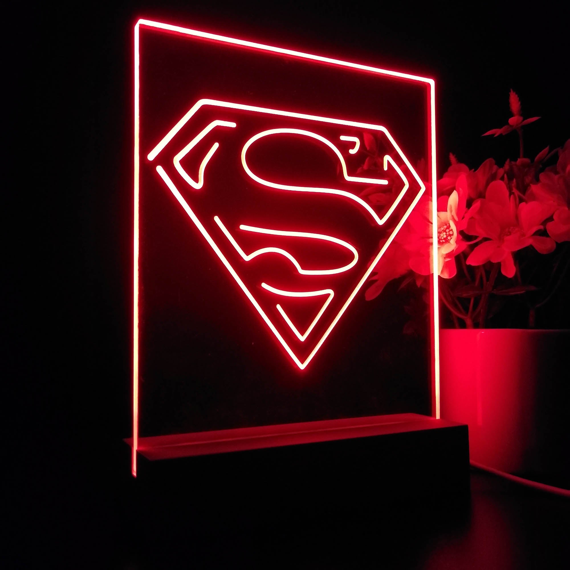 Superman Hero 3D LED Illusion Night Light