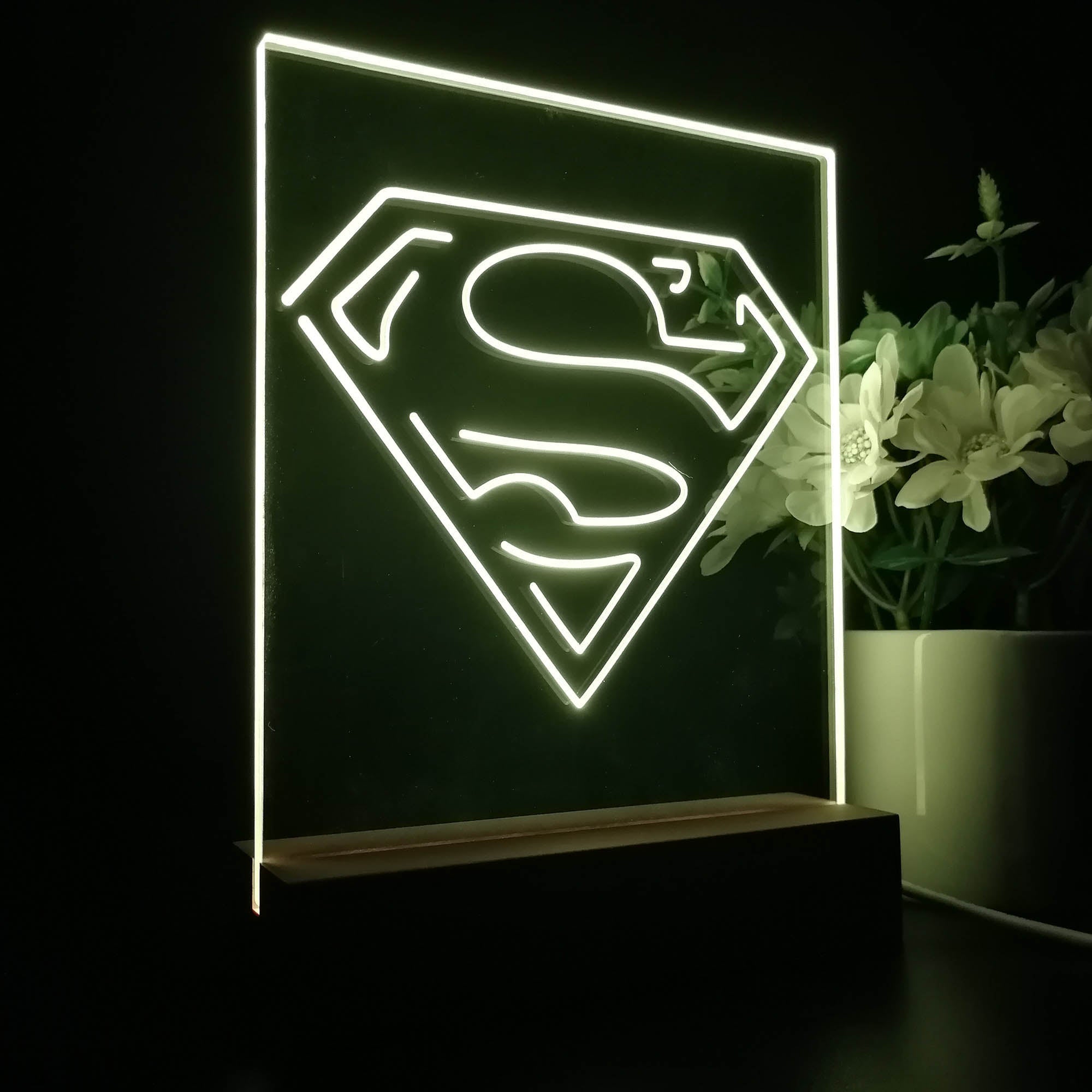 Superman Hero 3D LED Illusion Night Light