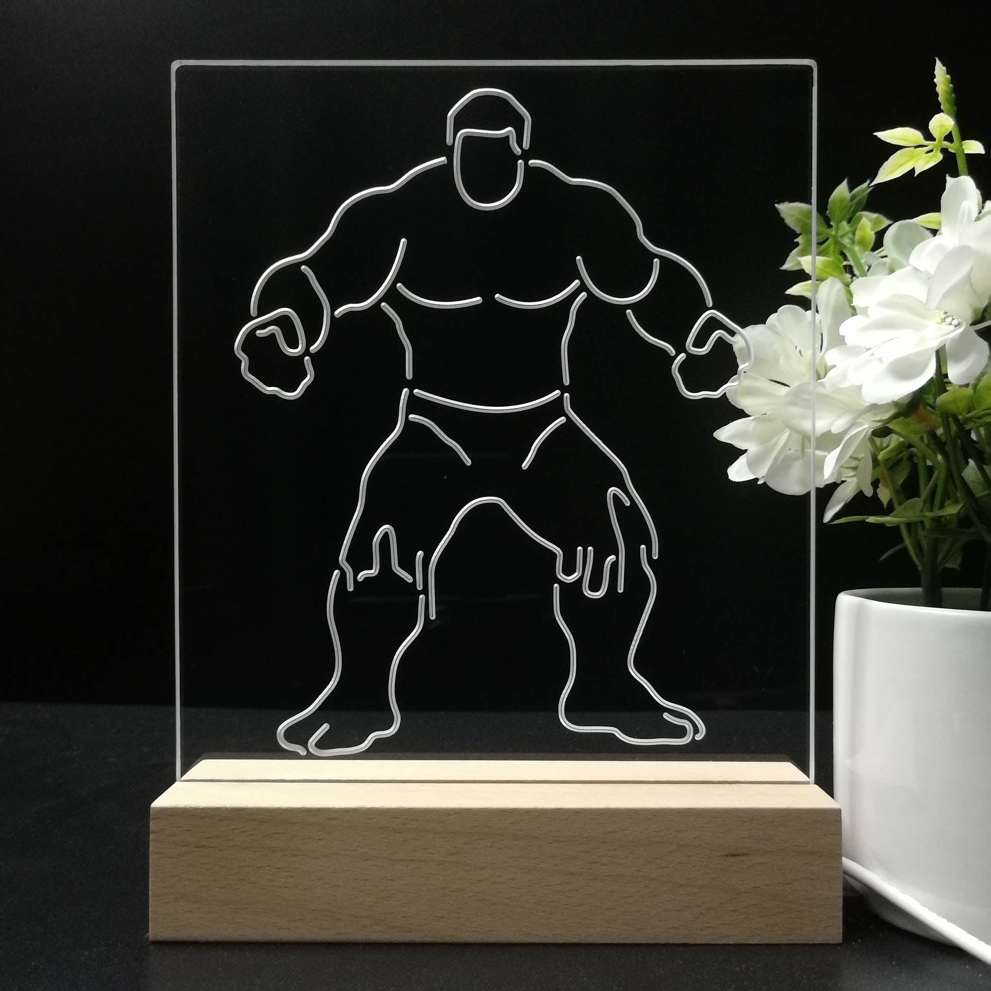 The Hulk Marvels 3D LED Illusion Night Light