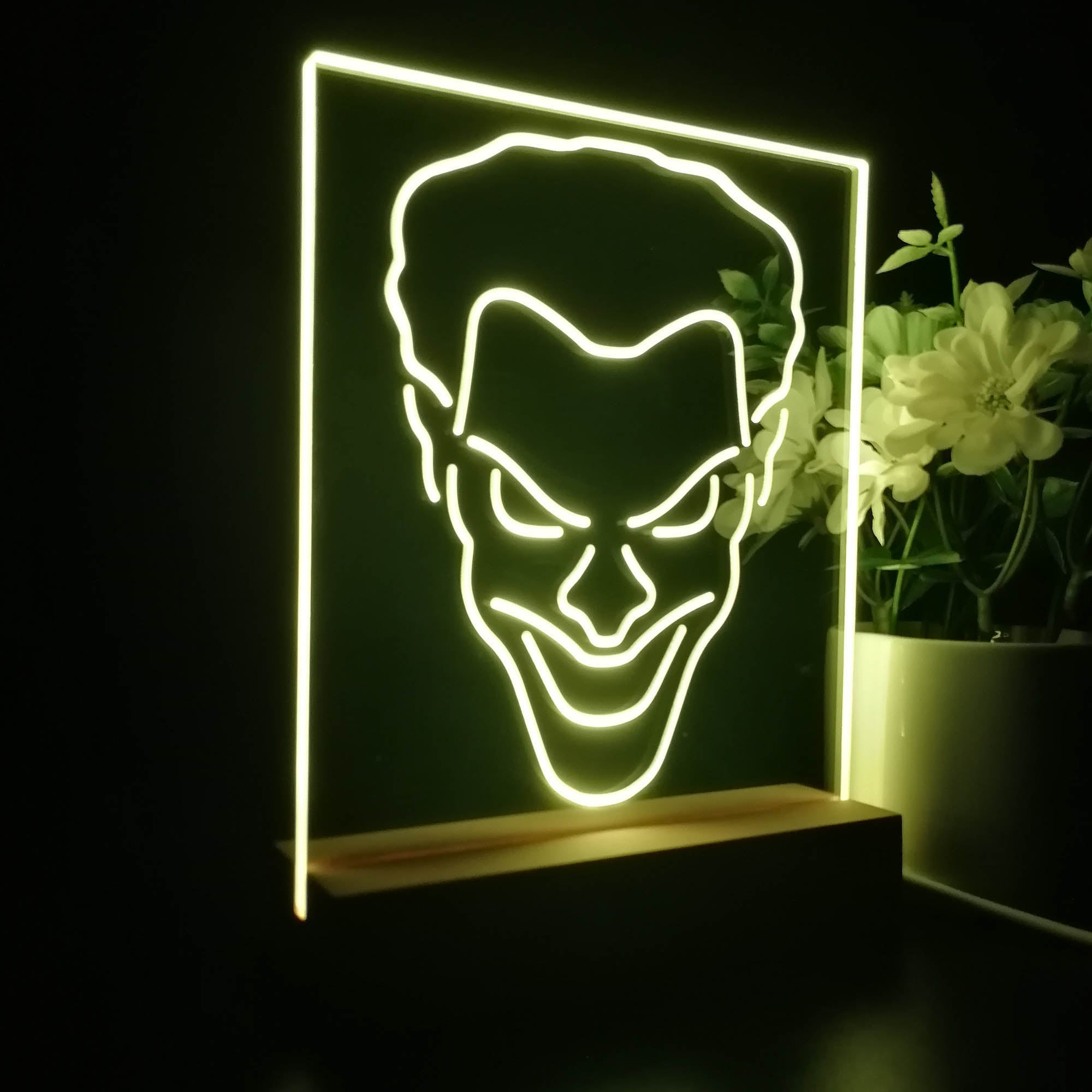 Joker DC Comics Hero 3D LED Illusion Night Light