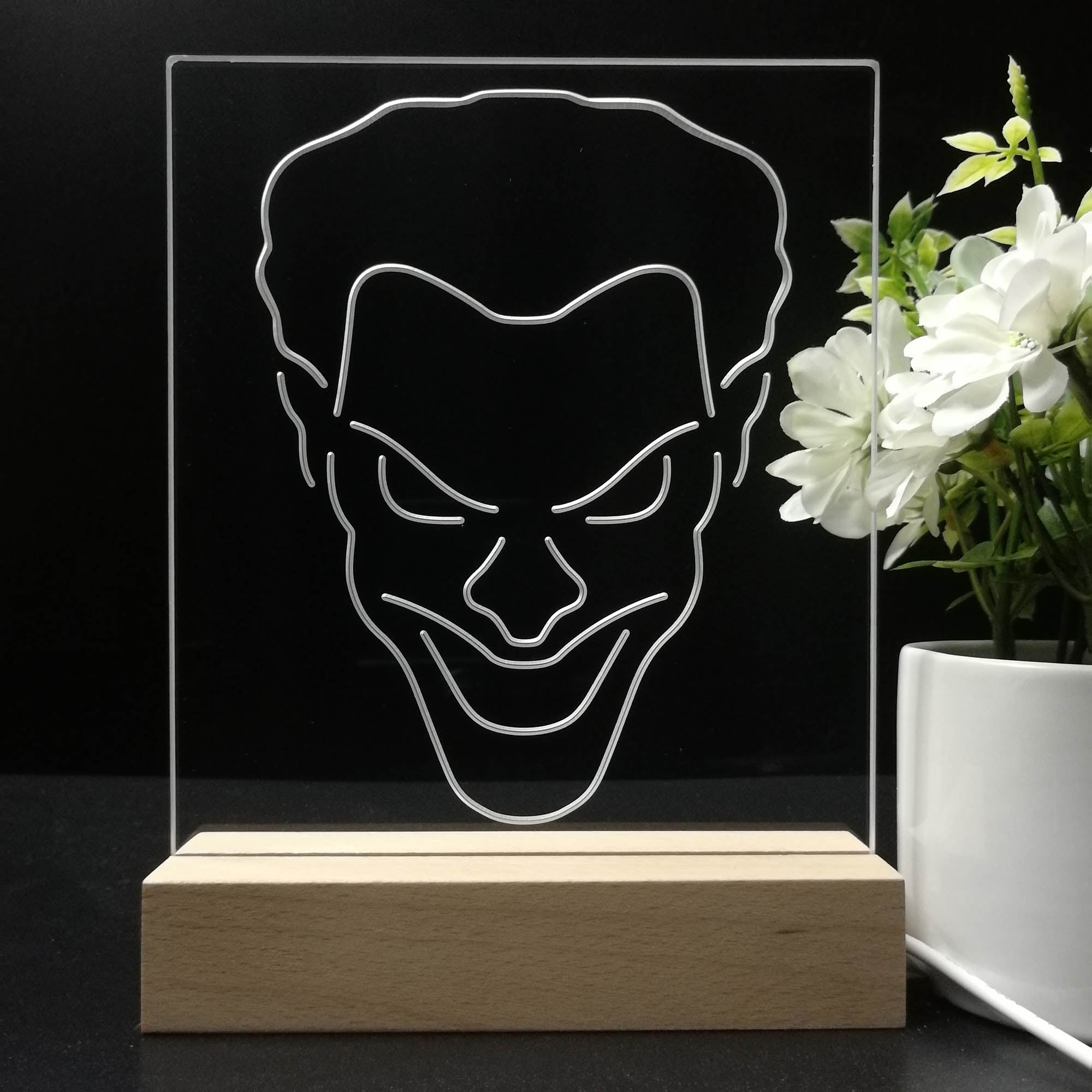 Joker DC Comics Hero 3D LED Illusion Night Light