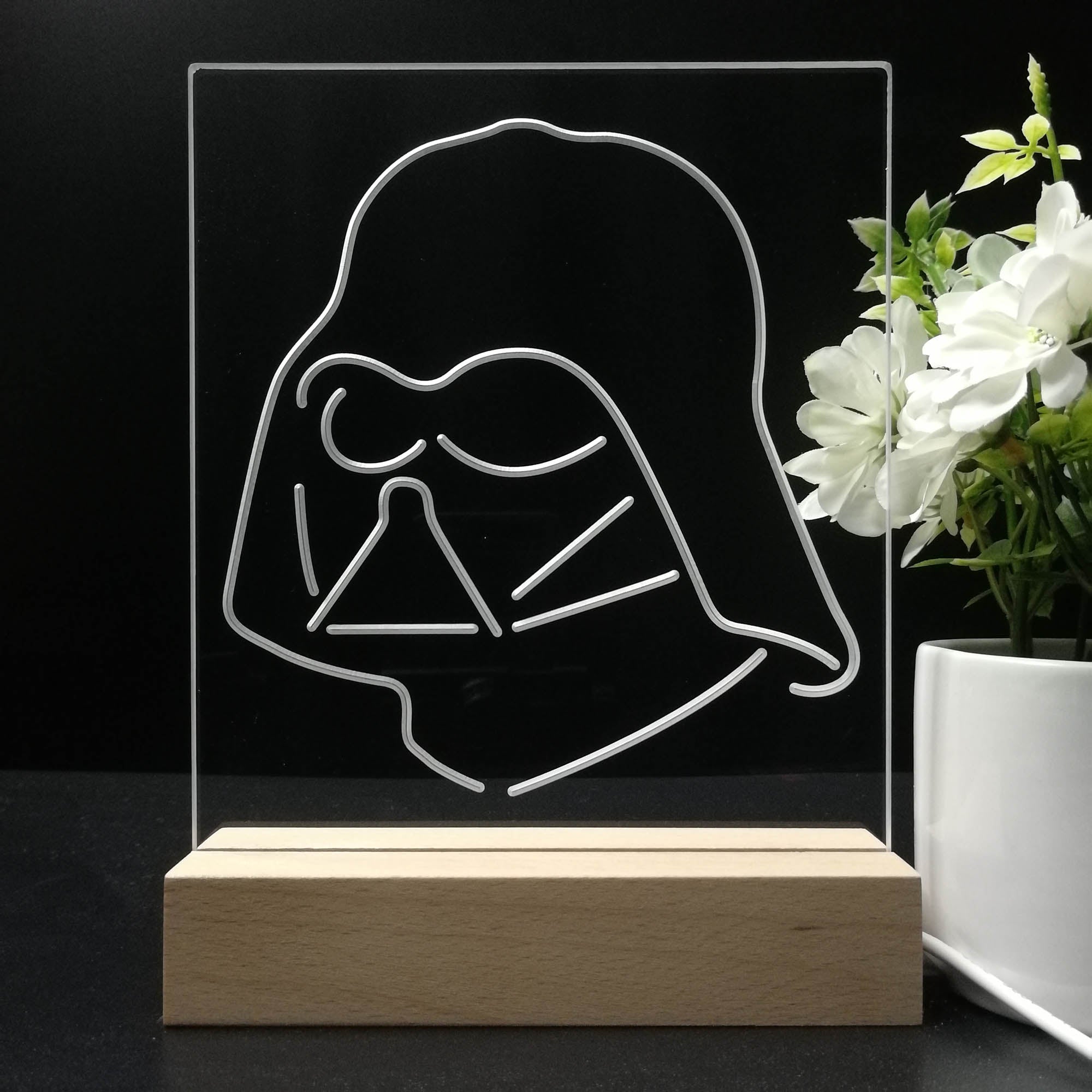 Stars Wars Darth Vader Sith Dark 3D LED Illusion Night Light