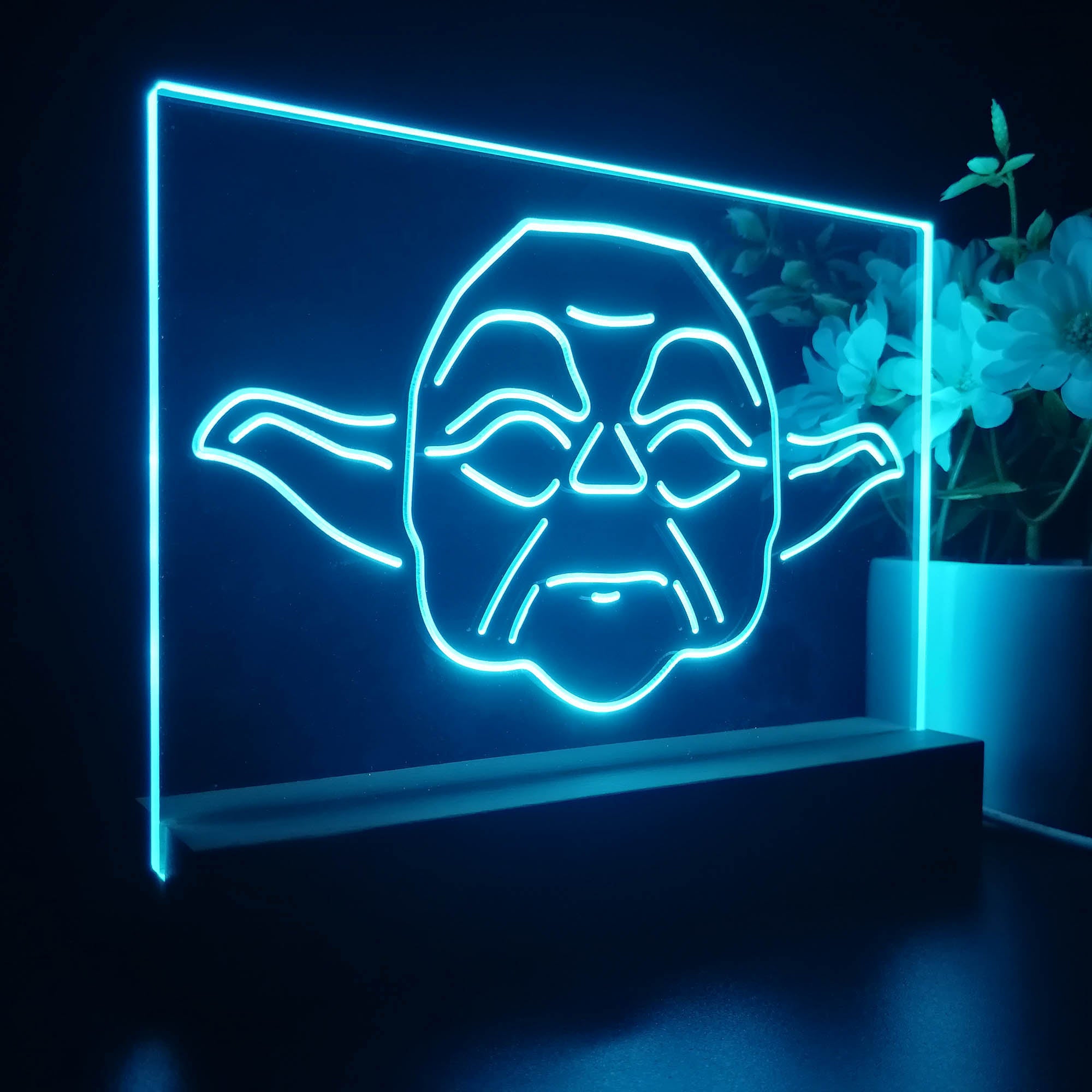 Stars Wars Yoda 3D LED Illusion Night Light