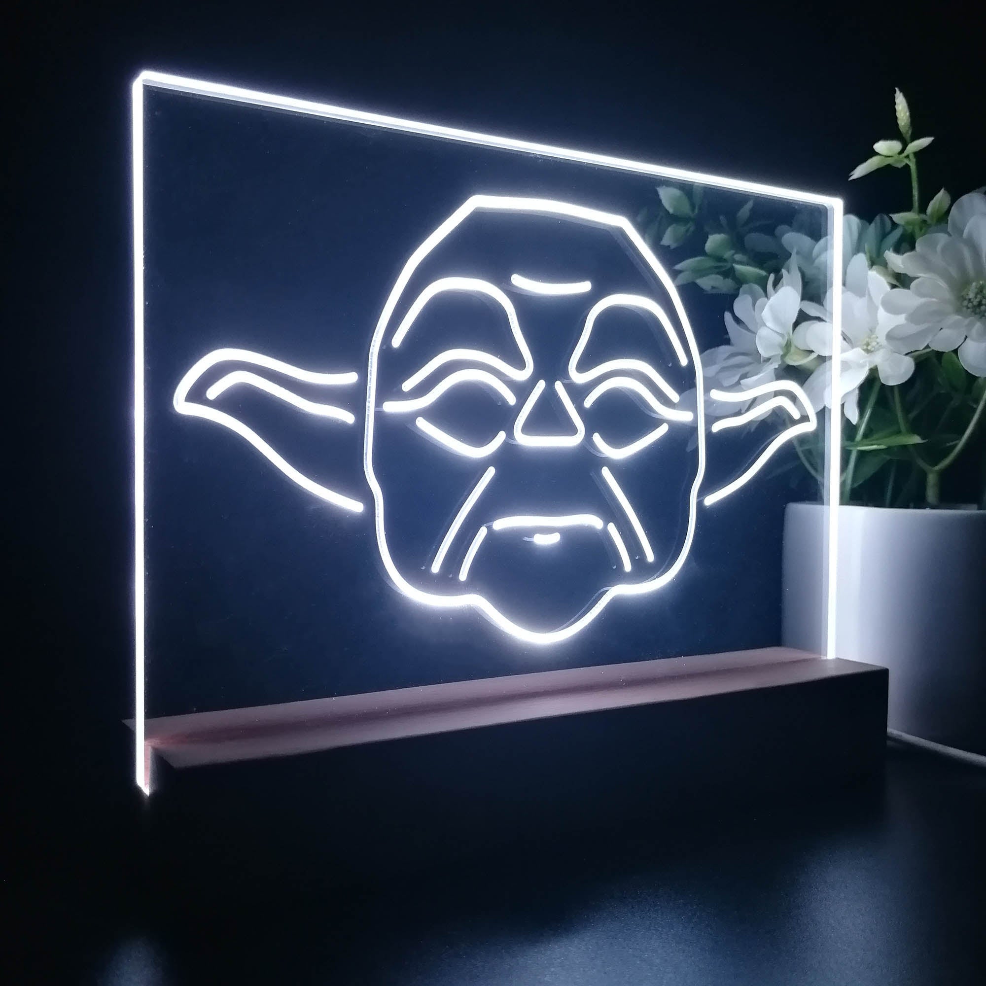 Stars Wars Yoda 3D LED Illusion Night Light