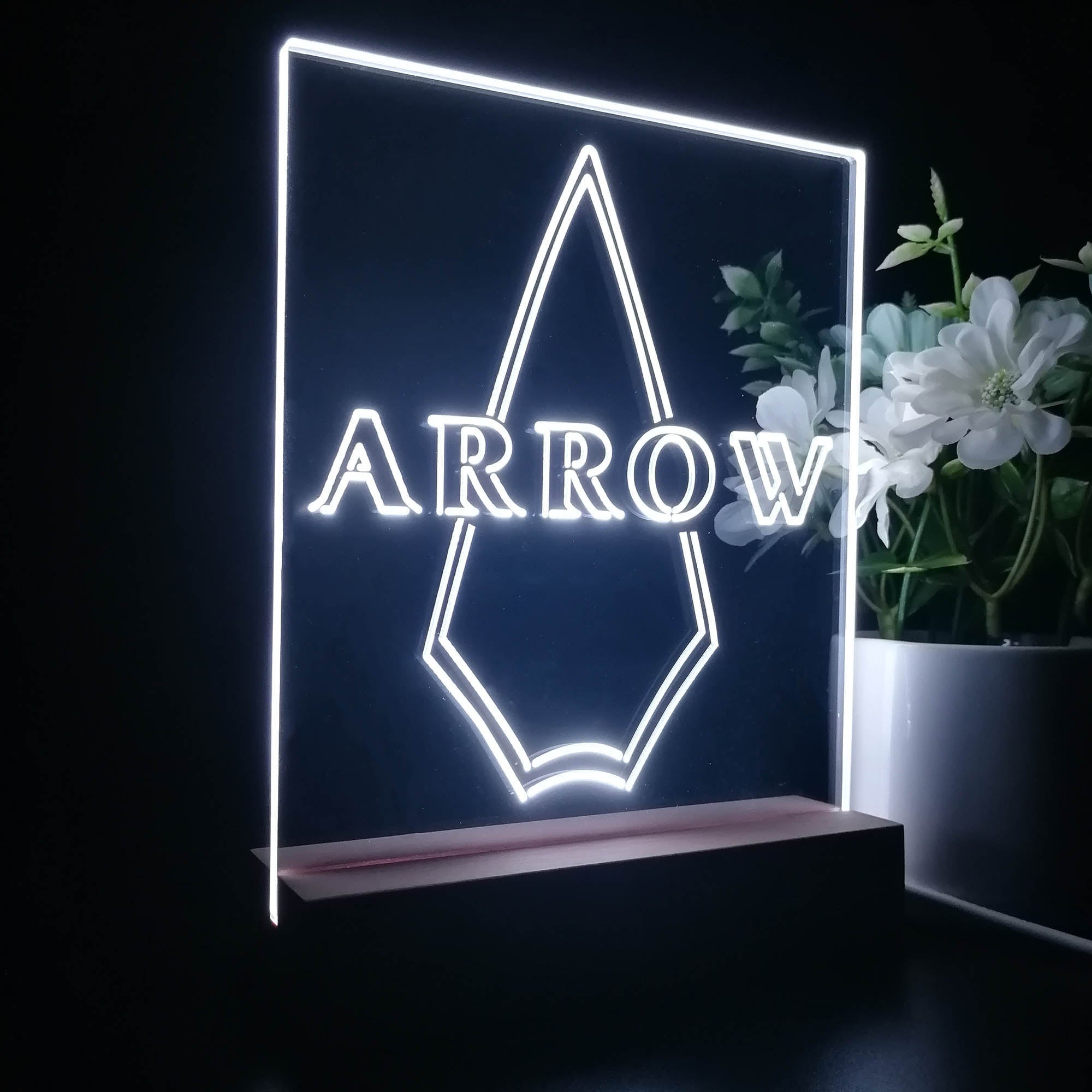 The Arrow Vertical 3D LED Illusion Night Light