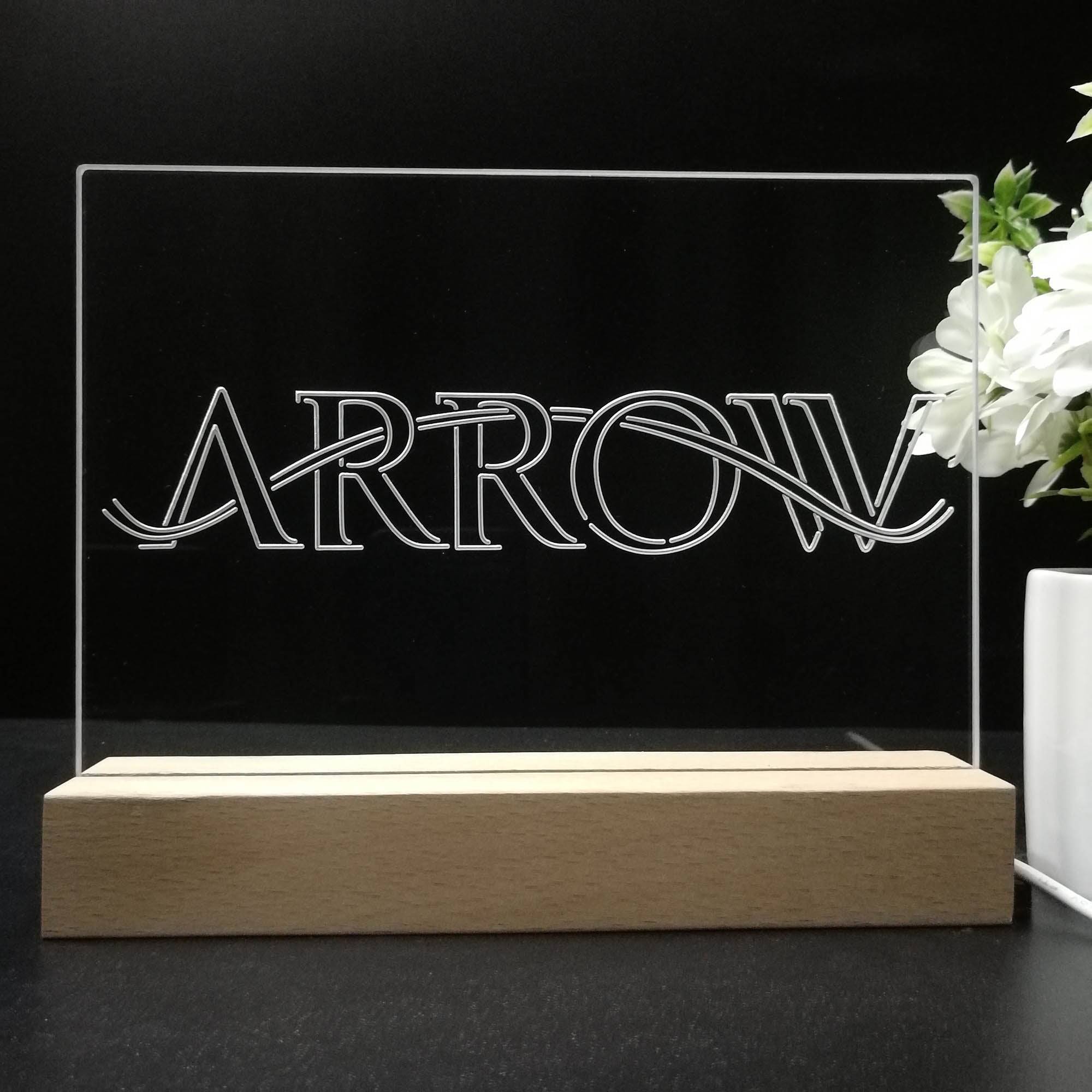 The Arrow 3D LED Illusion Night Light