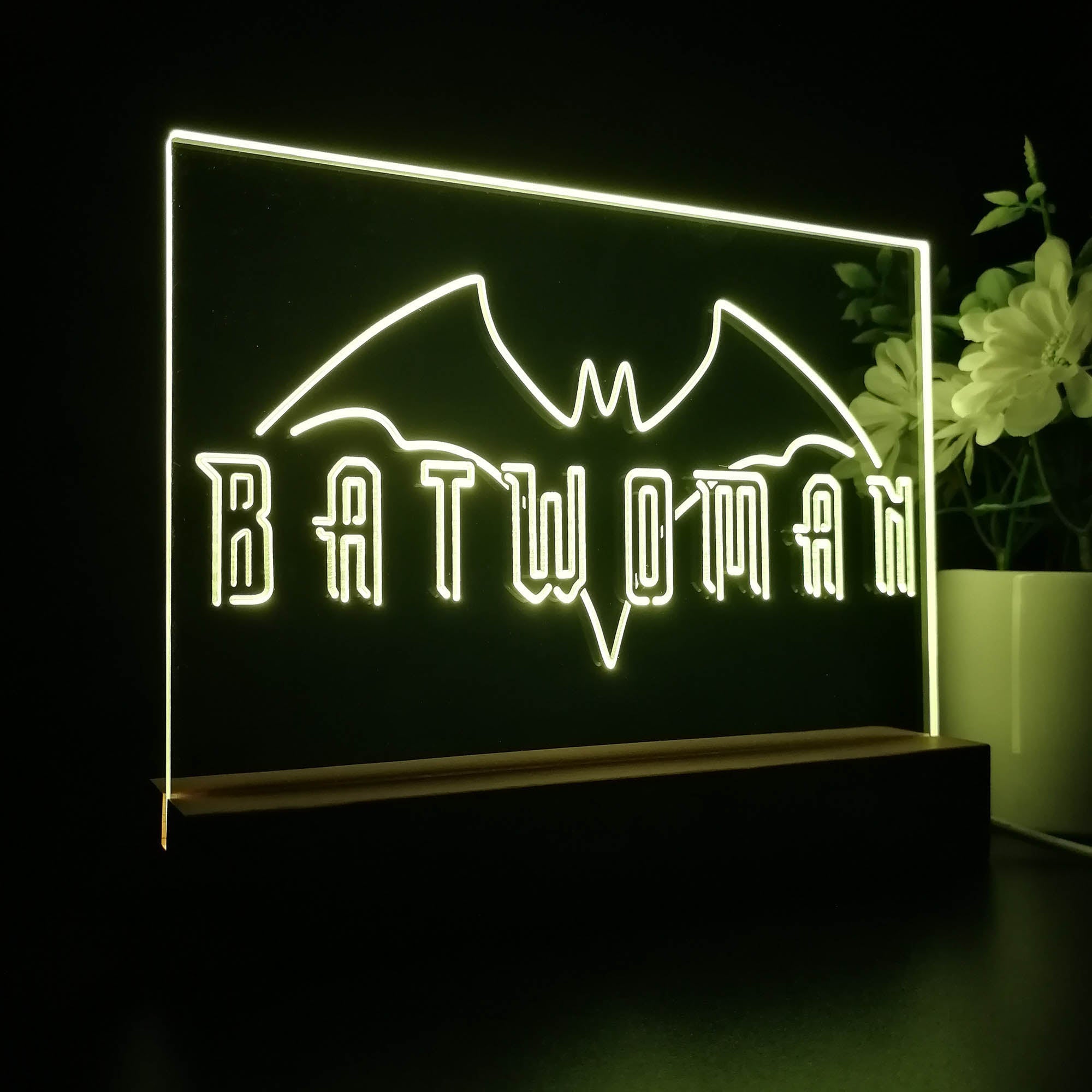 Batwoman 3D LED Illusion Night Light