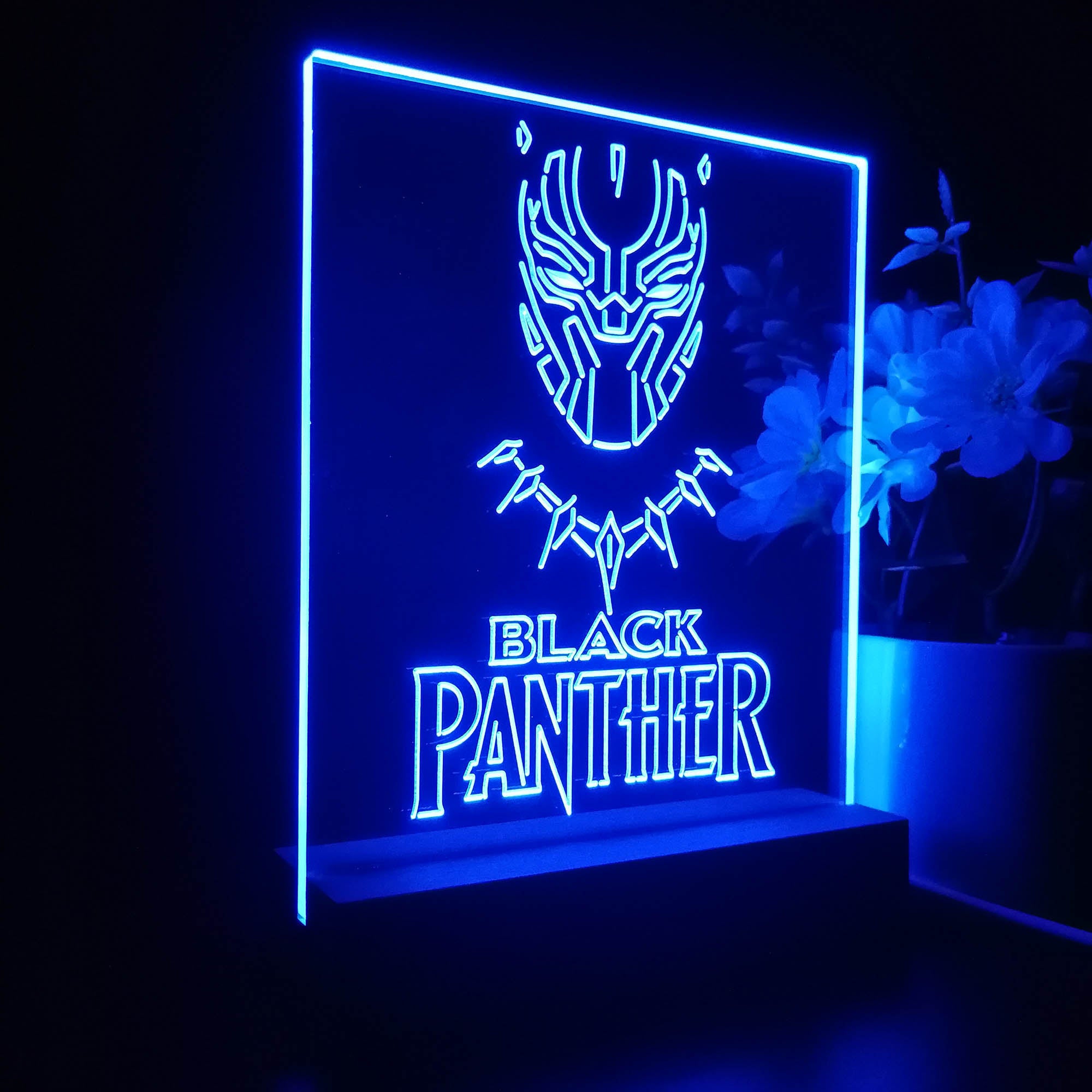 Black Panther 3D LED Illusion Night Light