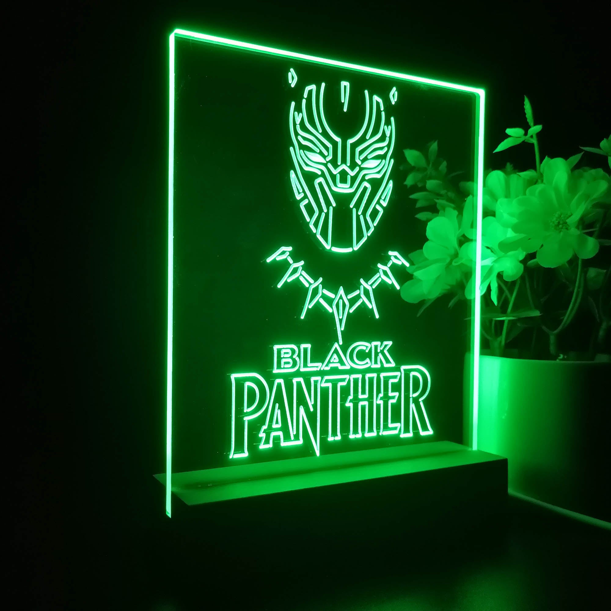 Black Panther 3D LED Illusion Night Light