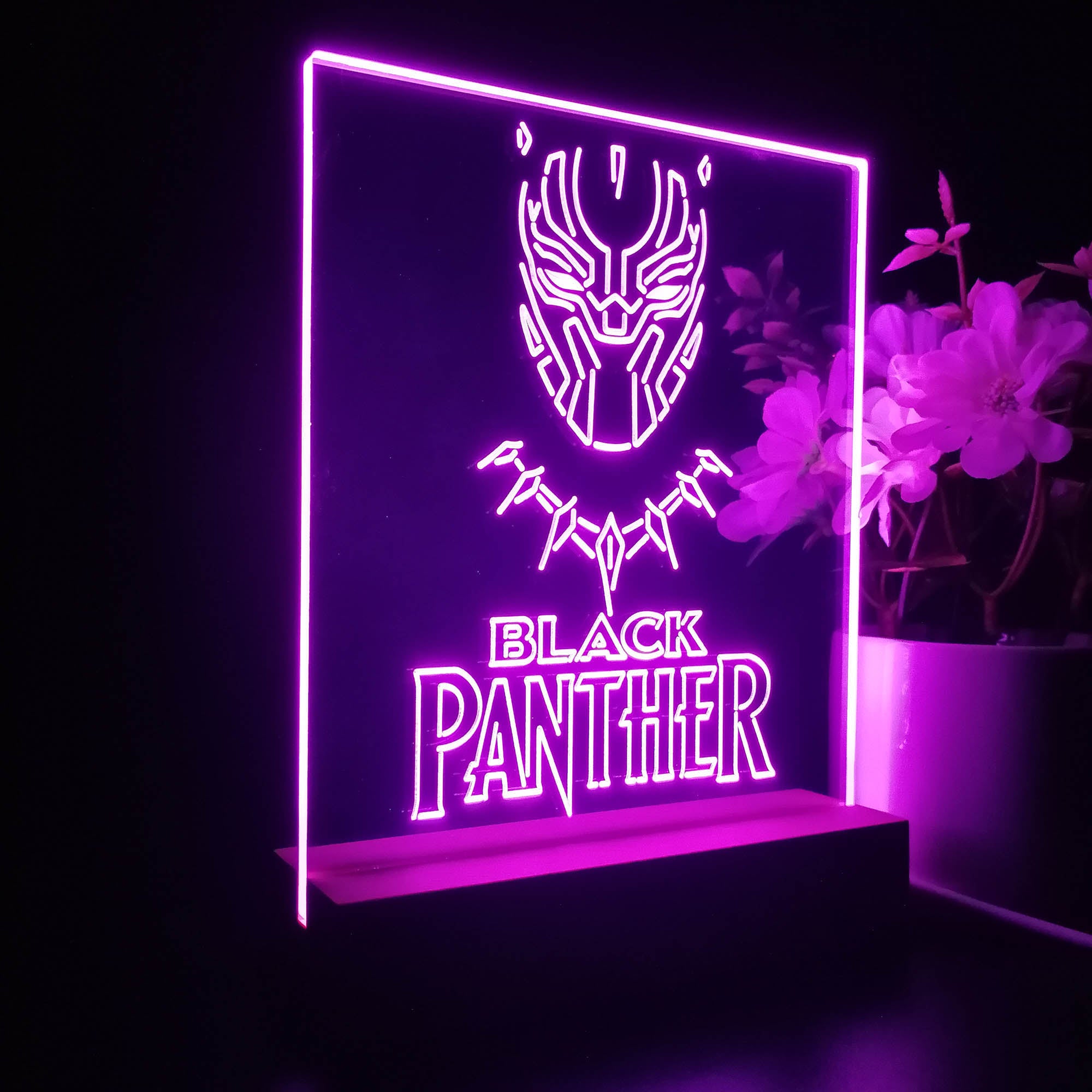 Black Panther 3D LED Illusion Night Light