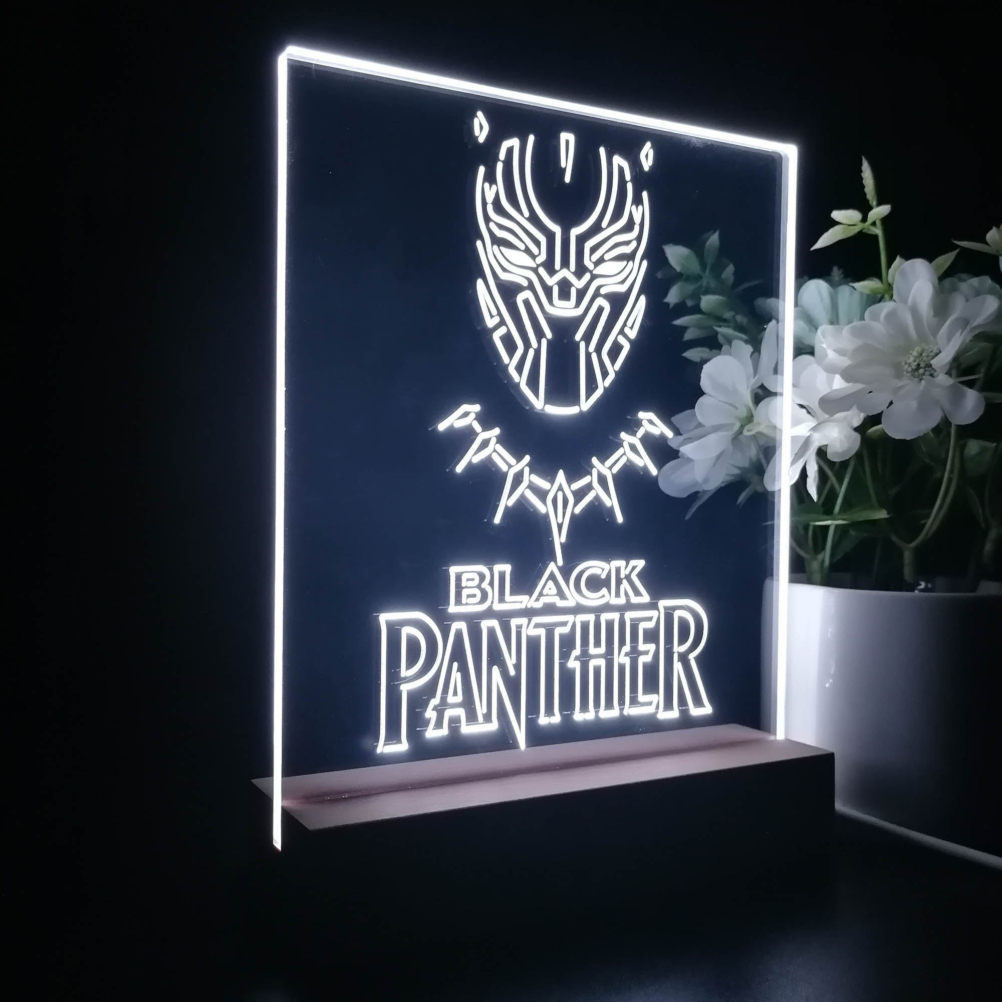 Black Panther 3D LED Illusion Night Light