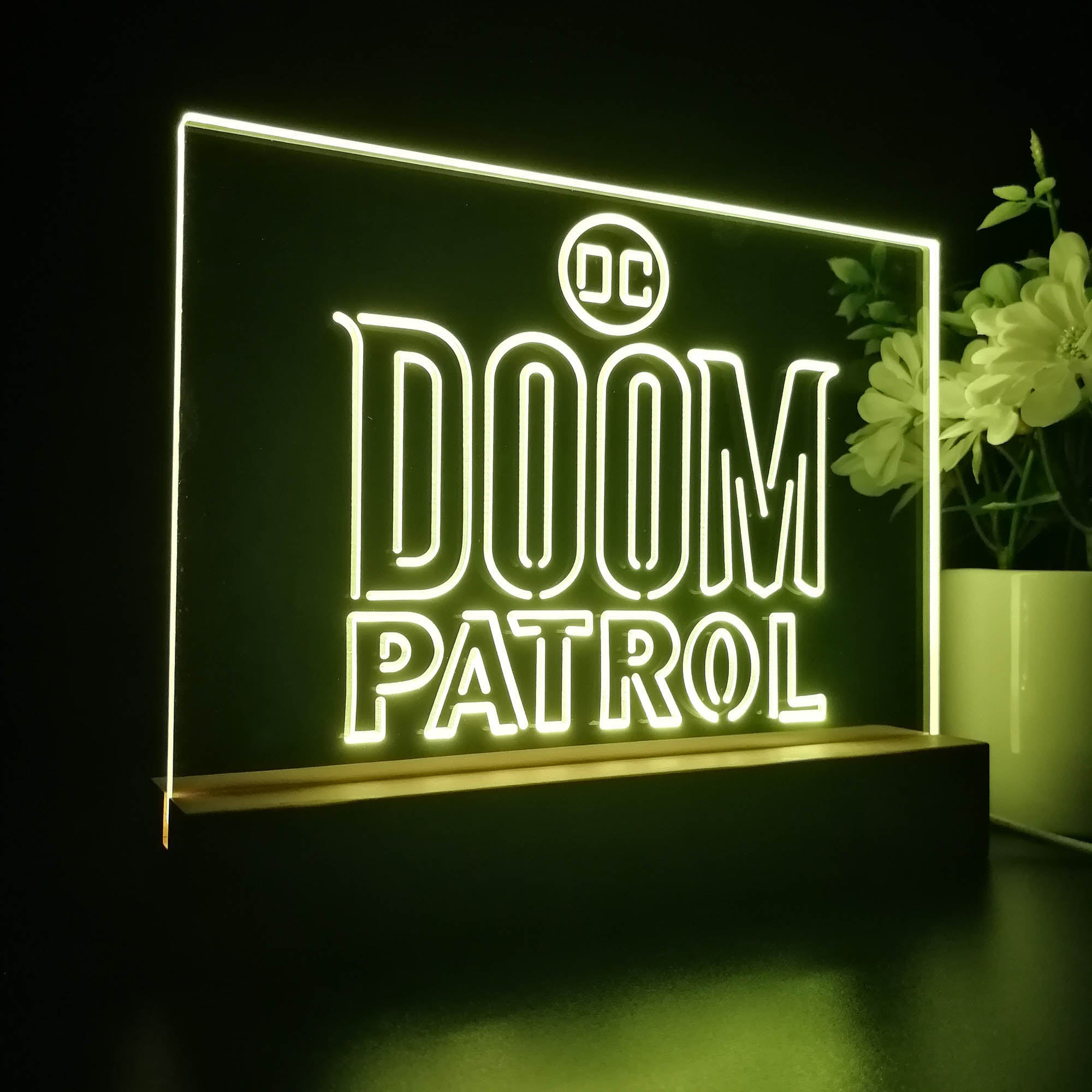 Doom Patrol 3D LED Illusion Night Light