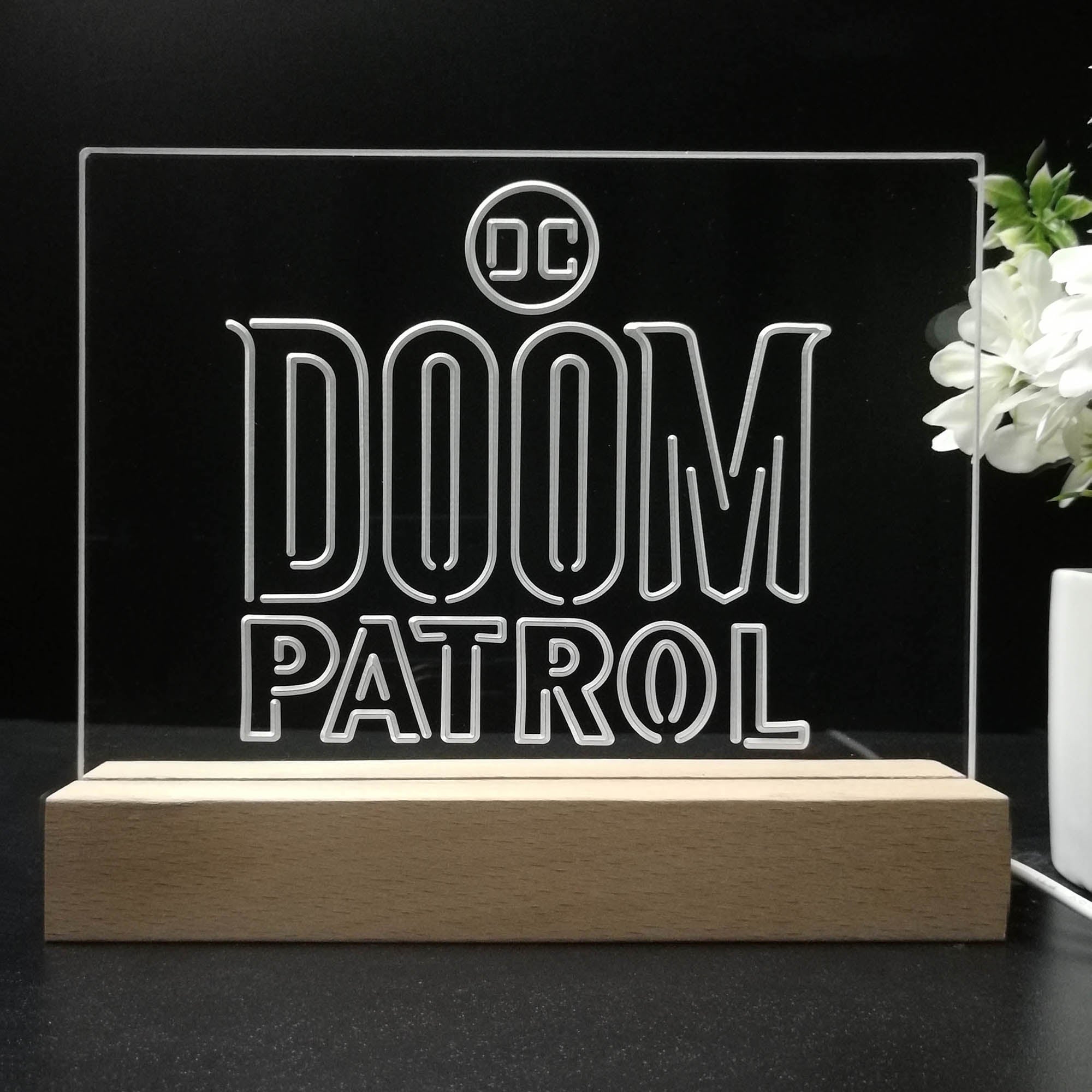 Doom Patrol 3D LED Illusion Night Light