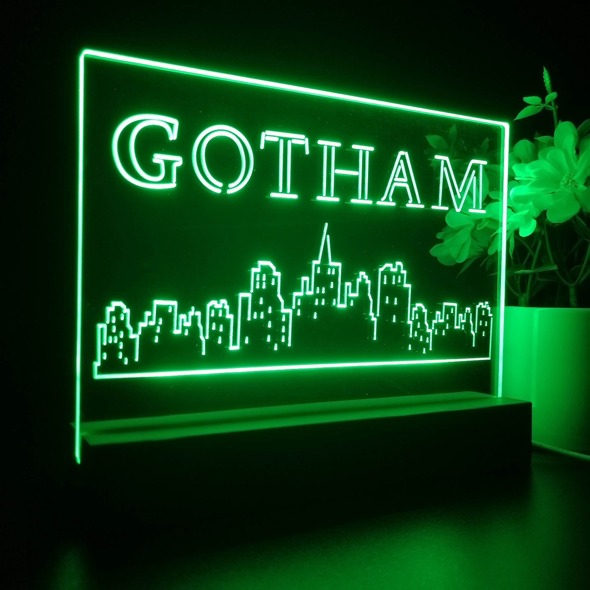 Gotham 3D LED Illusion Night Light