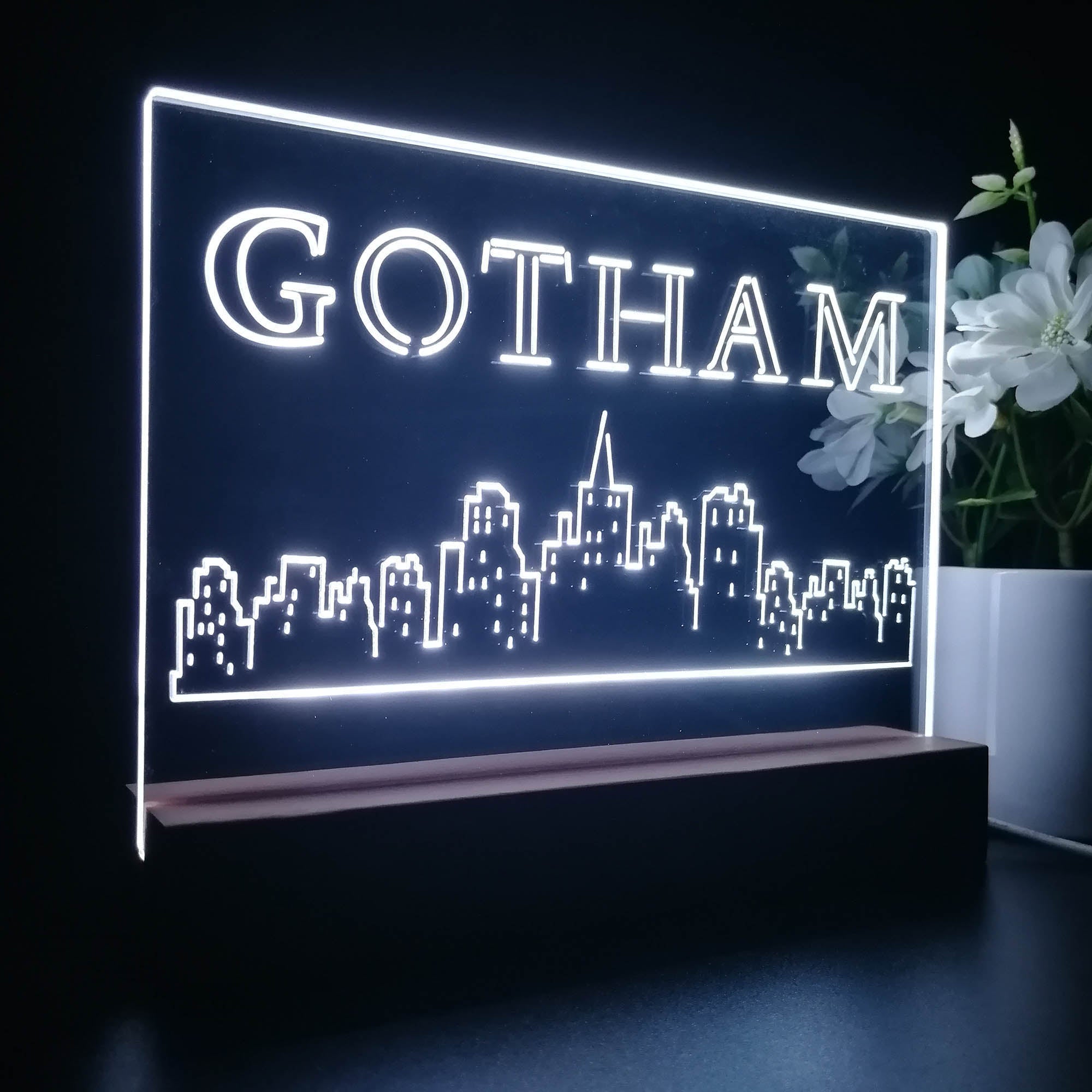 Gotham 3D LED Illusion Night Light