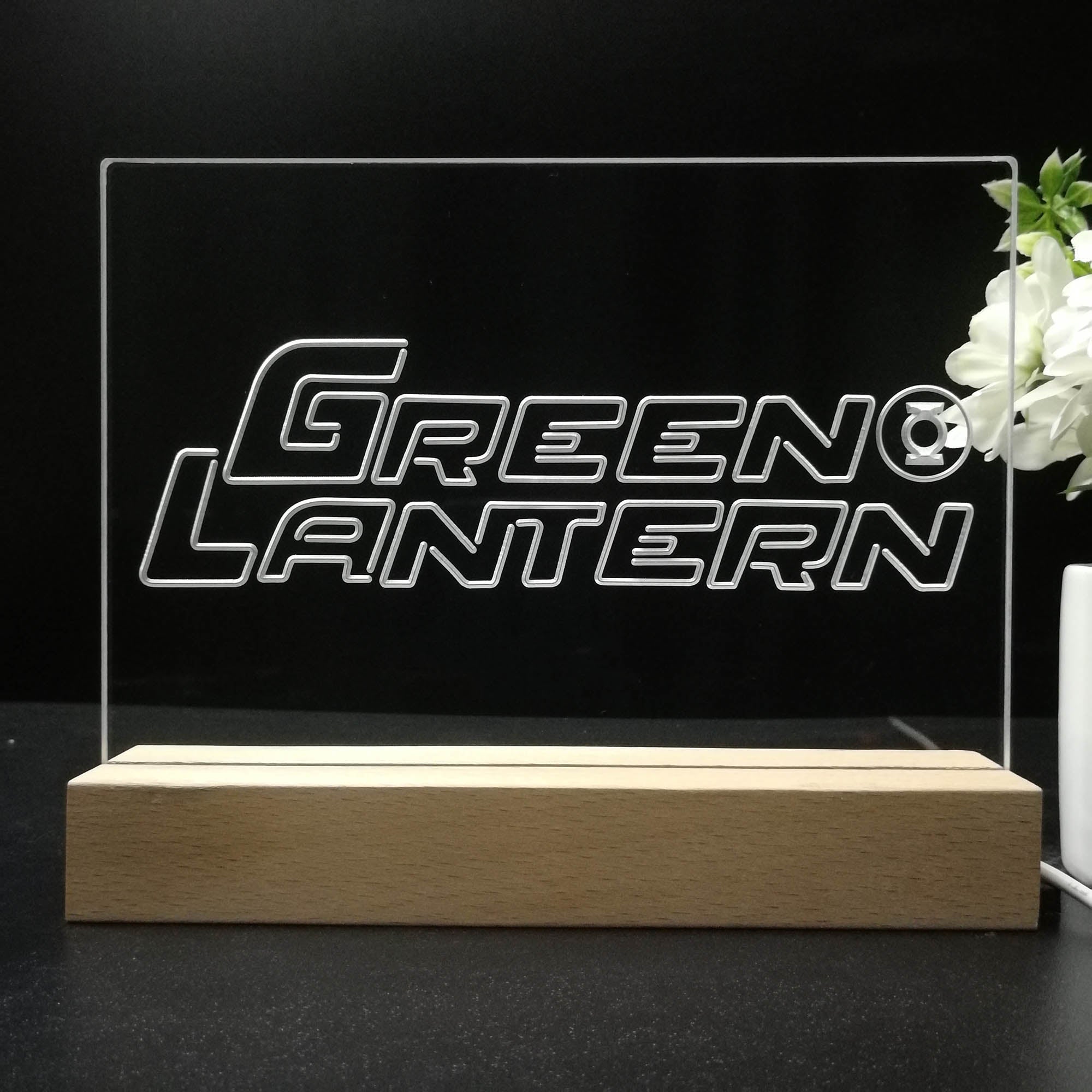 Green Lantern 3D LED Illusion Night Light