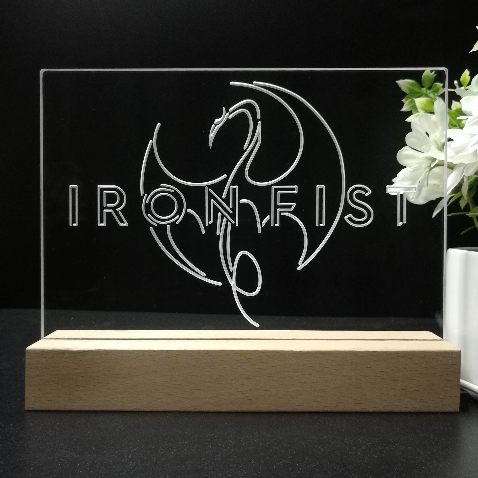 Iron Fist 3D LED Illusion Night Light