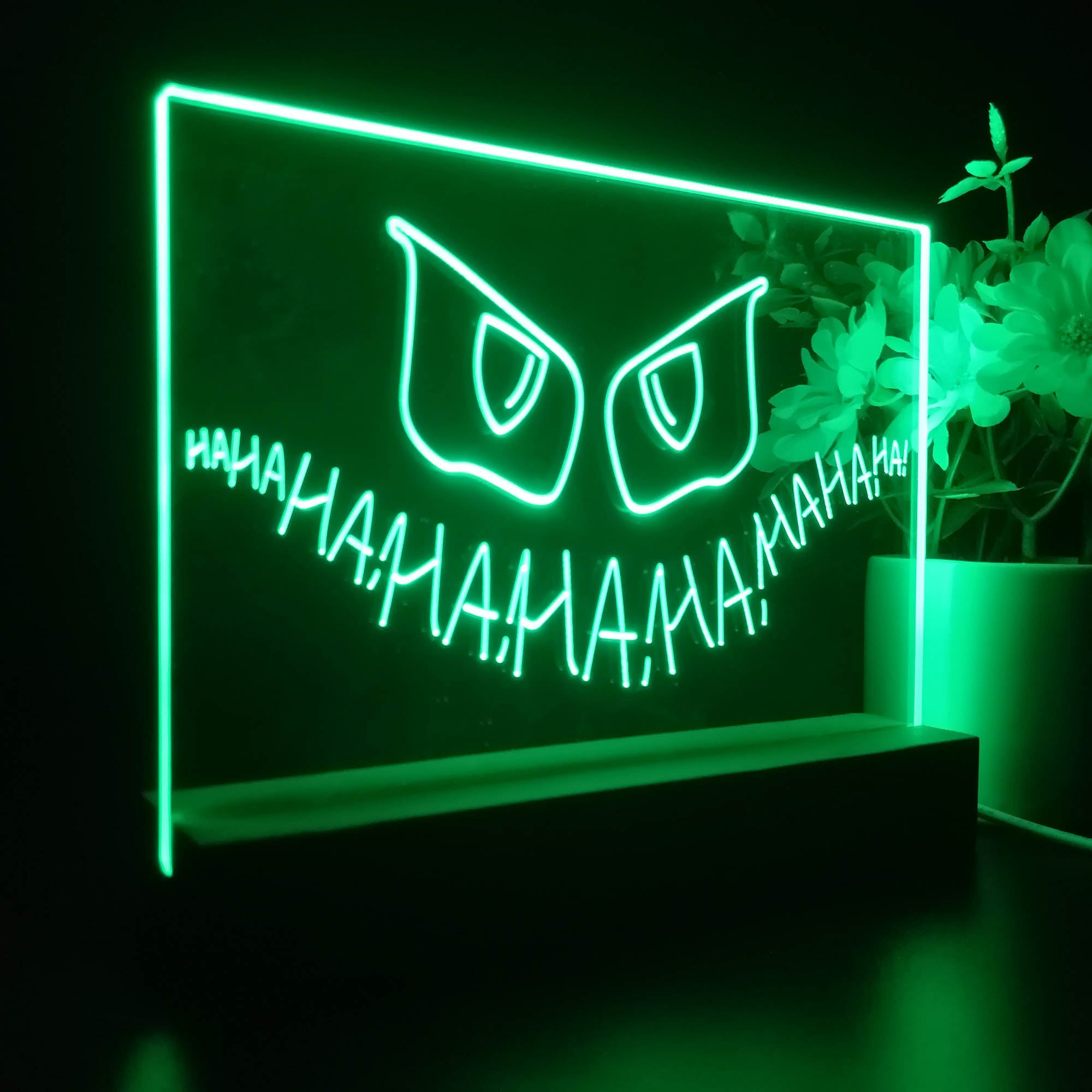 Joker Gotham Hahaha 3D LED Illusion Night Light