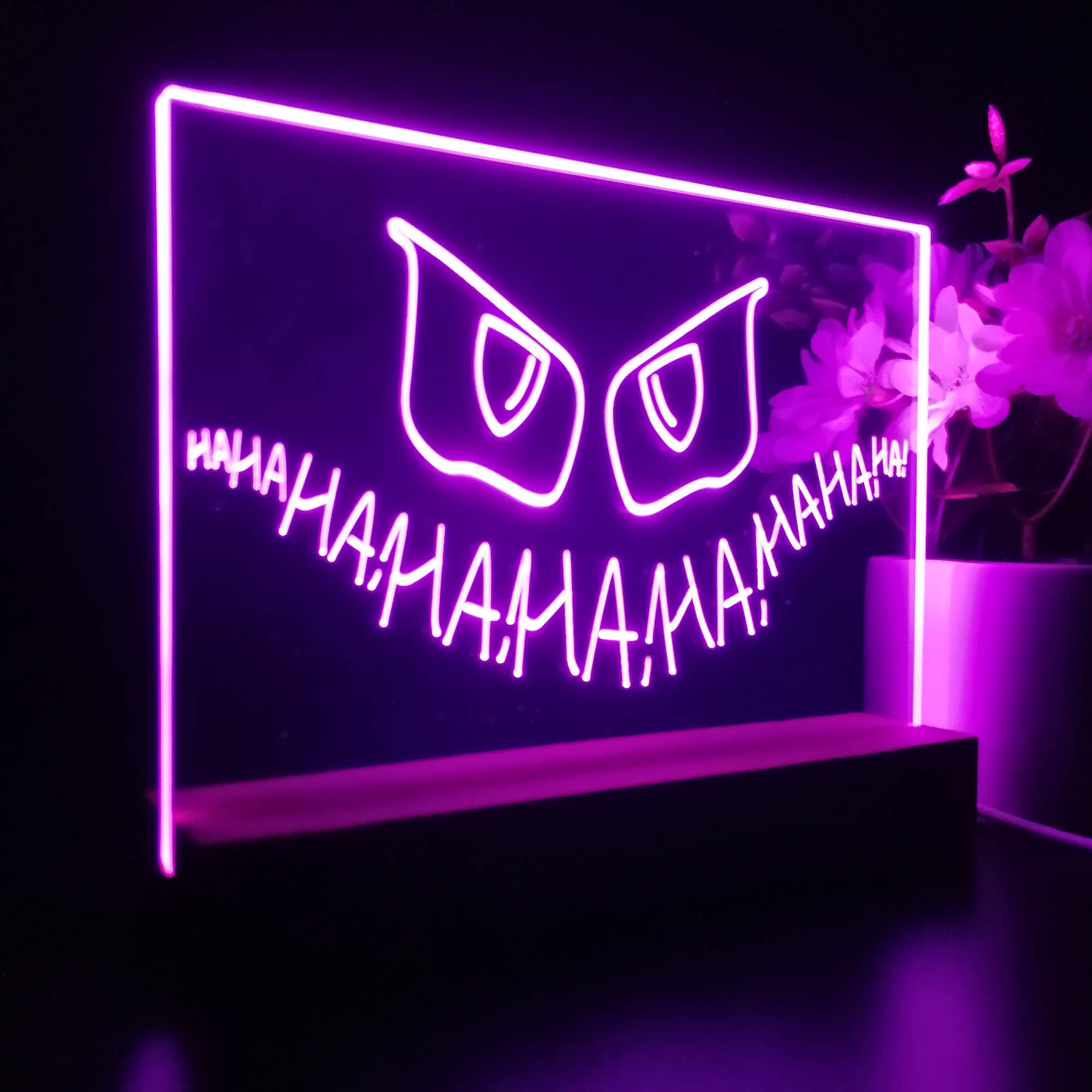 Joker Gotham Hahaha 3D LED Illusion Night Light