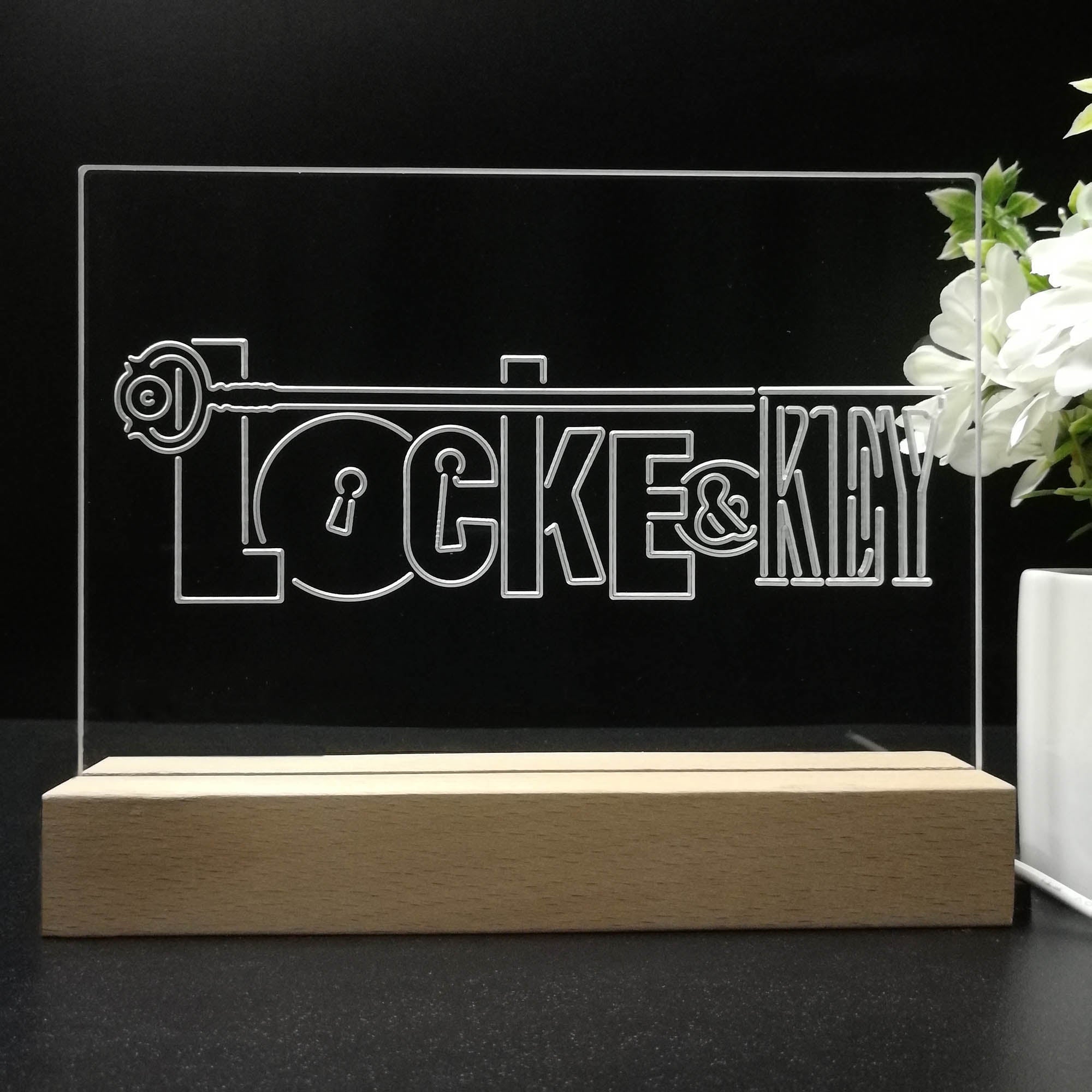 Locke & Key 3D LED Illusion Night Light