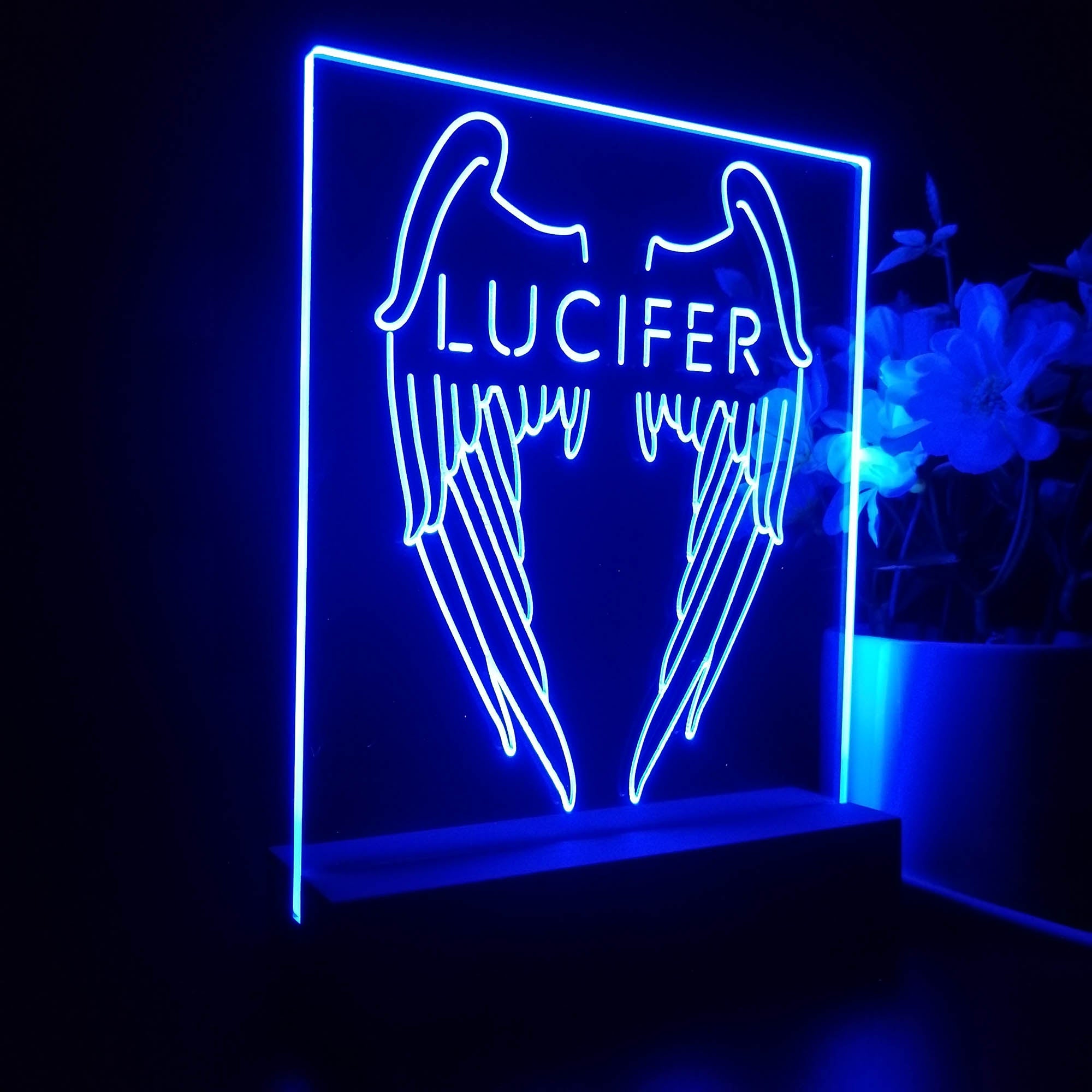 Lucifer Wing 3D LED Illusion Night Light