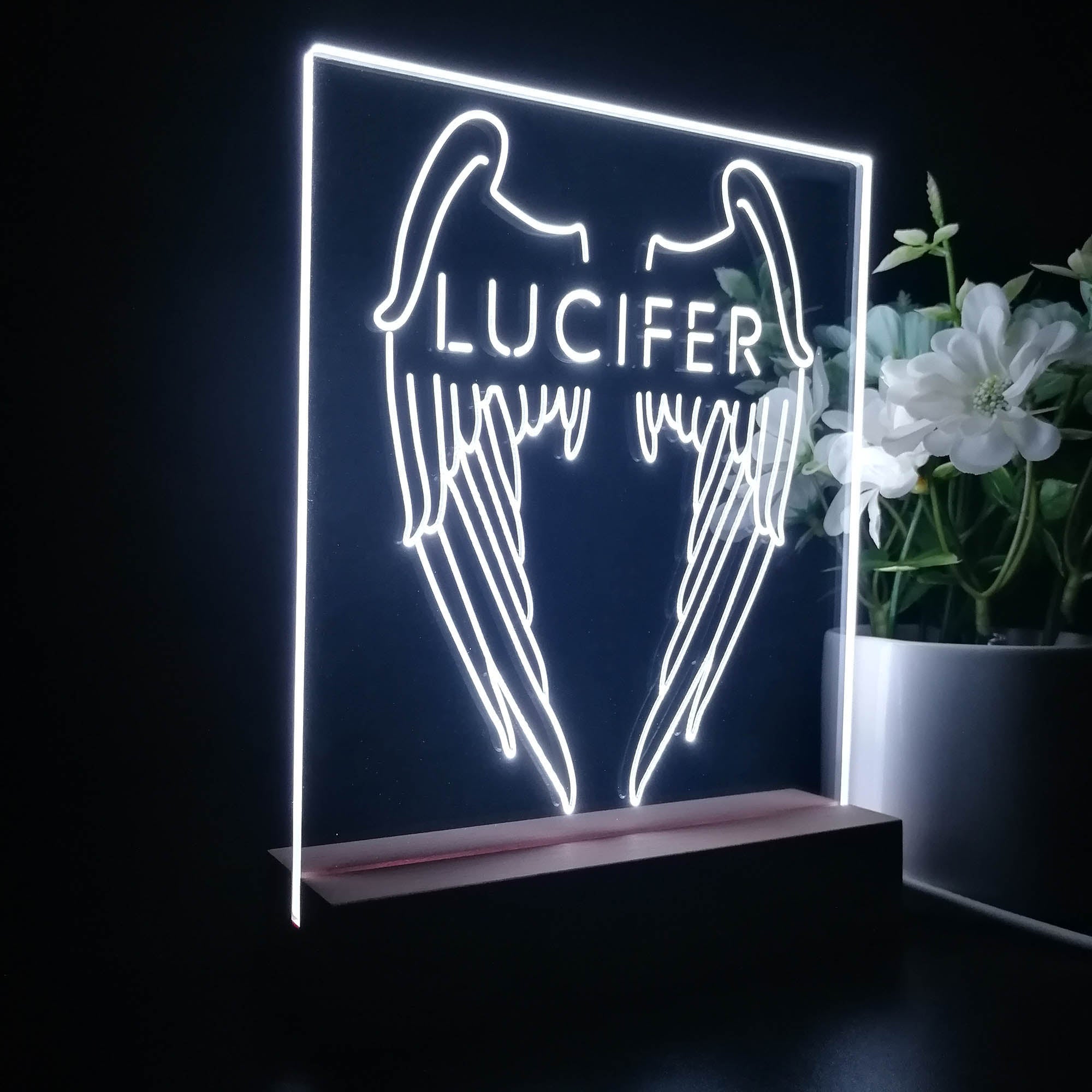 Lucifer Wing 3D LED Illusion Night Light