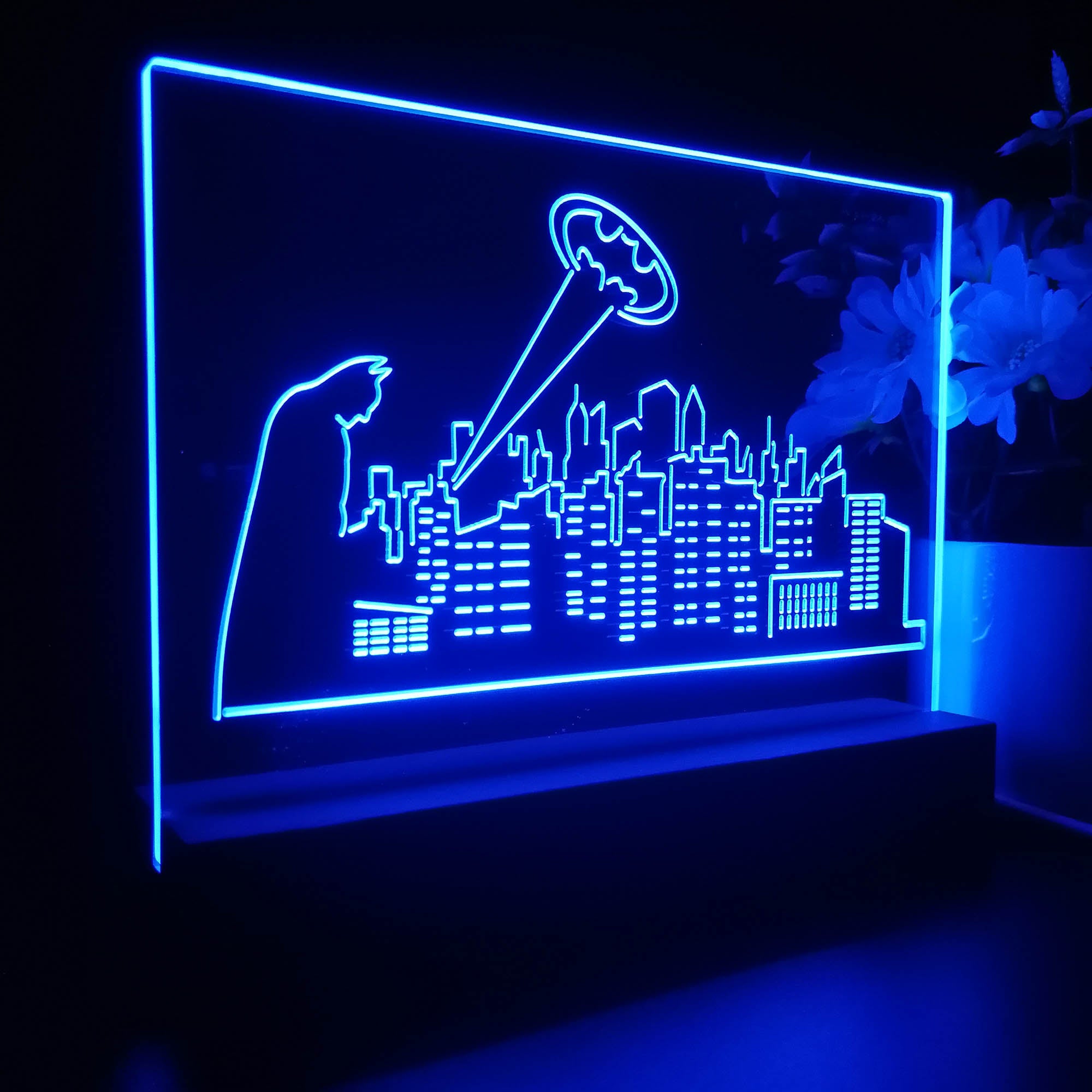 Gotham City Batman 3D LED Illusion Night Light