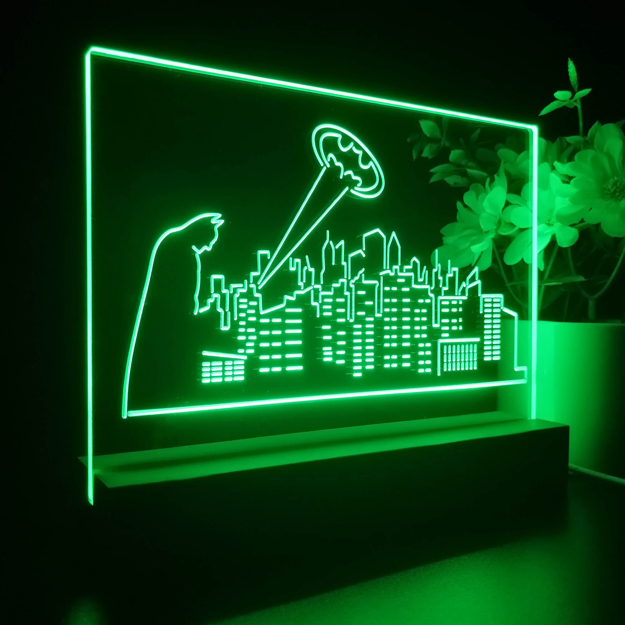 Gotham City Batman 3D LED Illusion Night Light