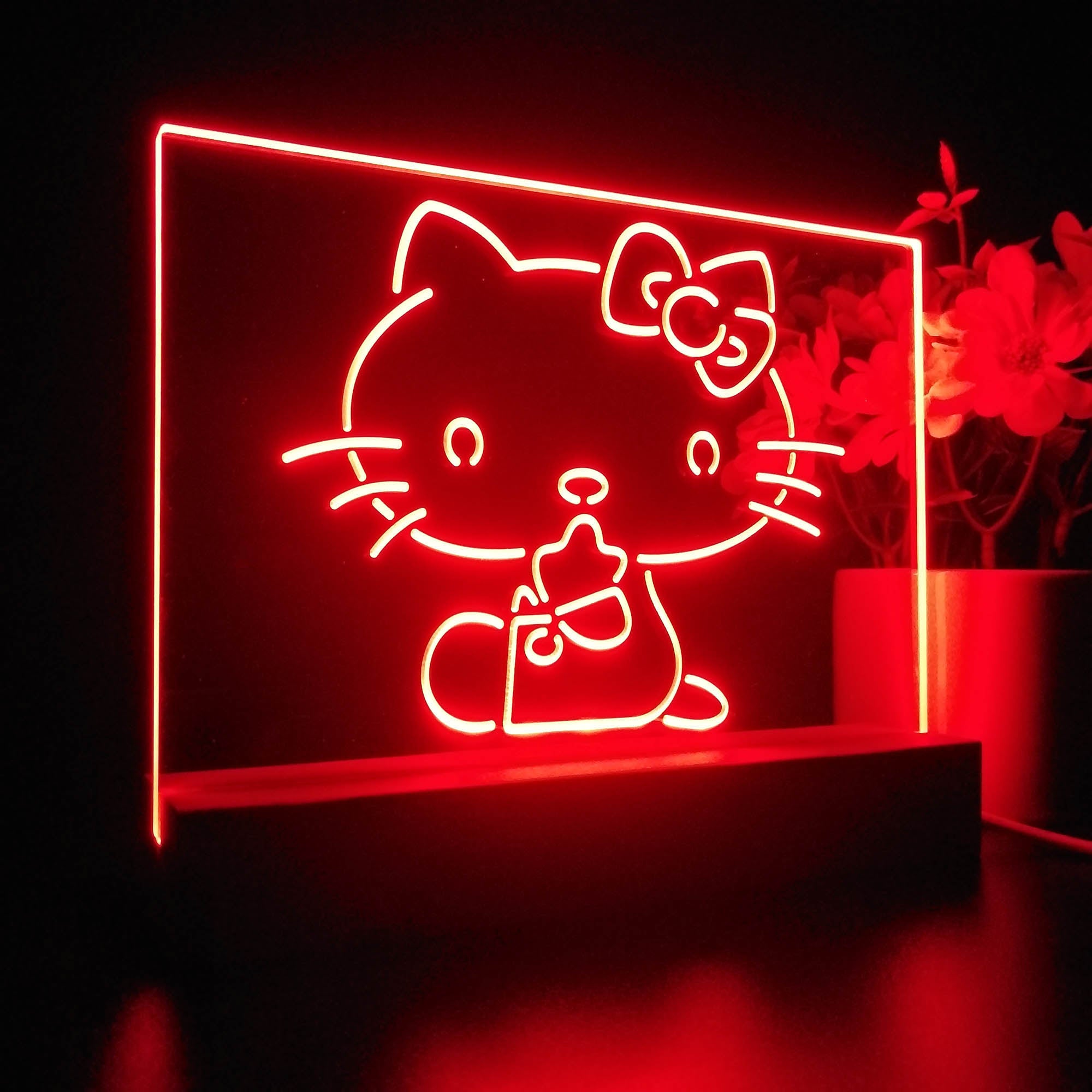 Hello Kitty 3D LED Illusion Night Light