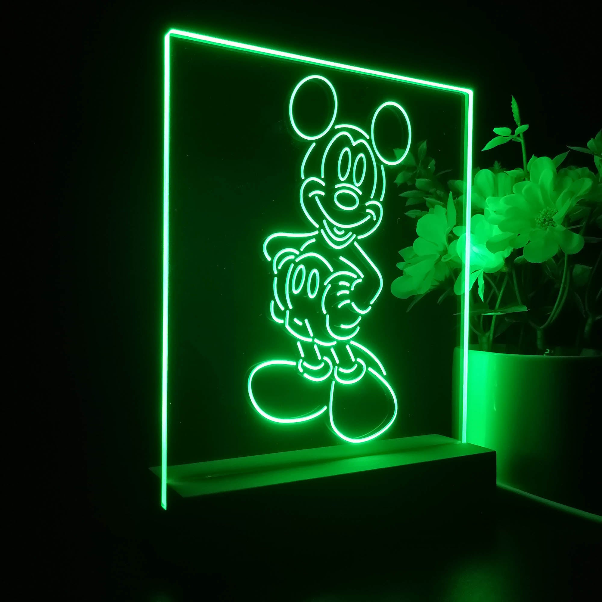 Mickeys Mouses 3D LED Illusion Night Light