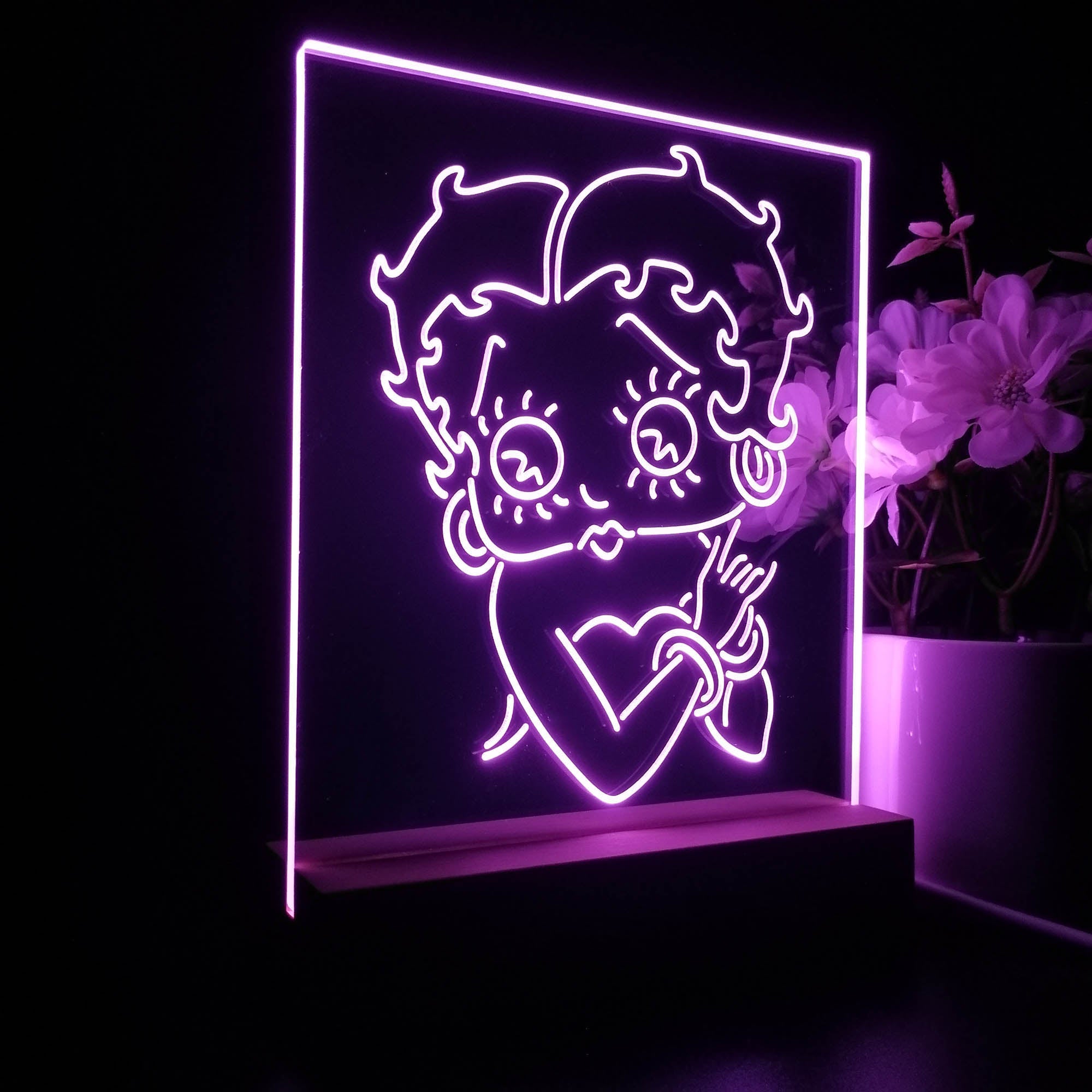 Betty Boop Sweat Girl 3D LED Illusion Night Light