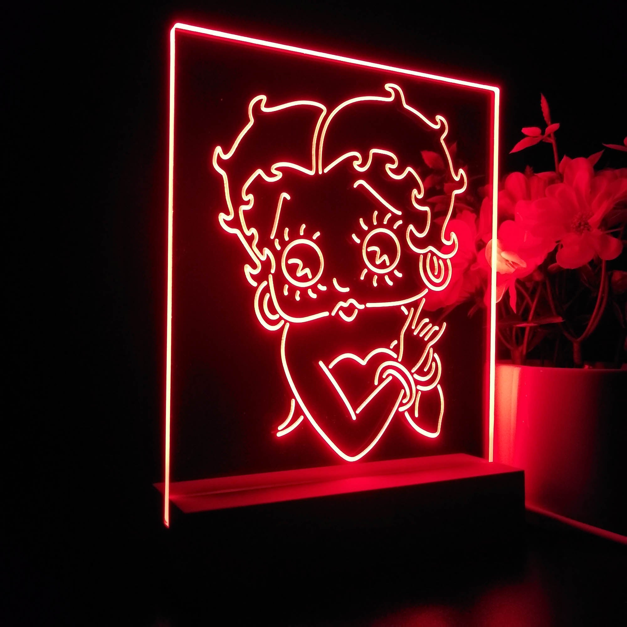 Betty Boop Sweat Girl 3D LED Illusion Night Light