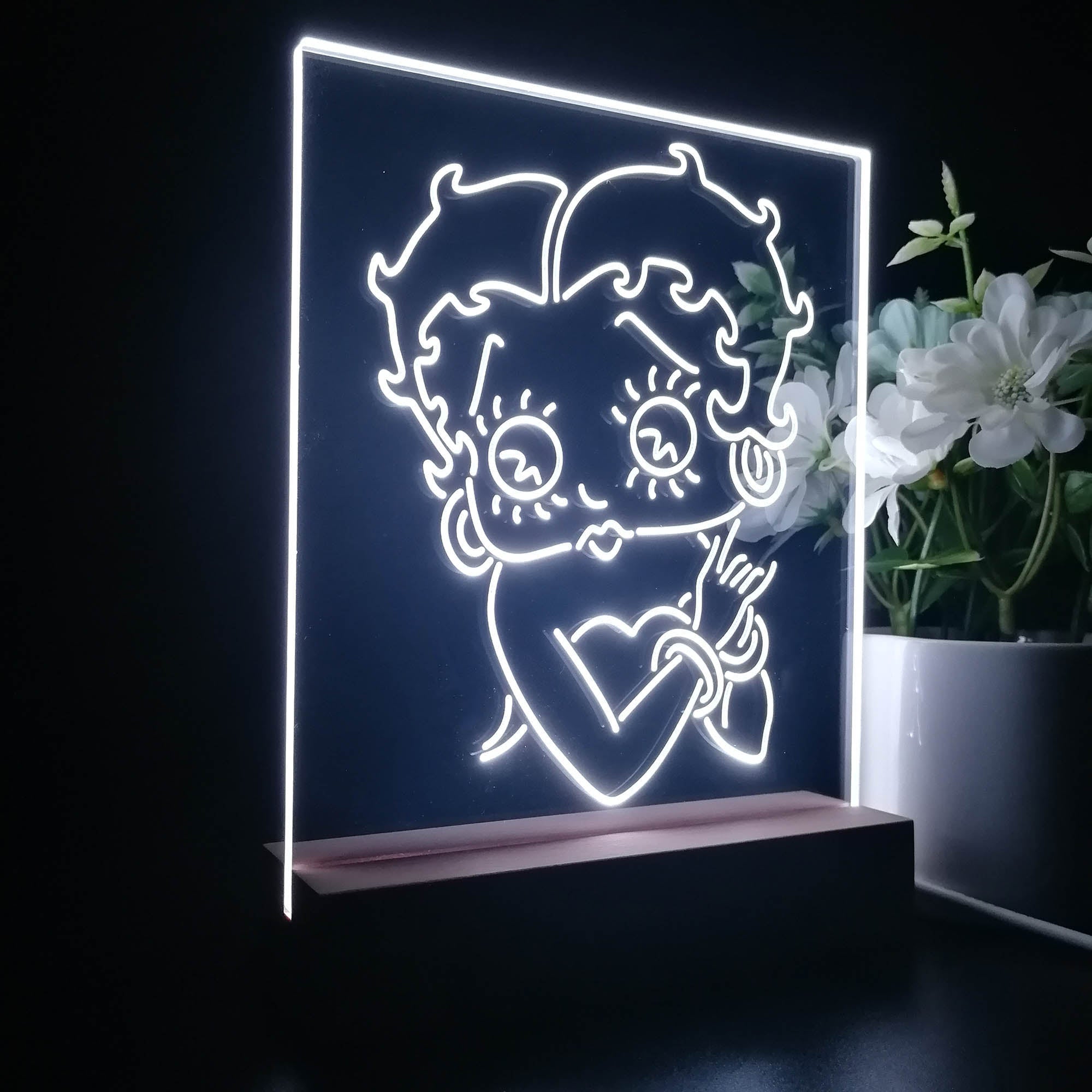 Betty Boop Sweat Girl 3D LED Illusion Night Light