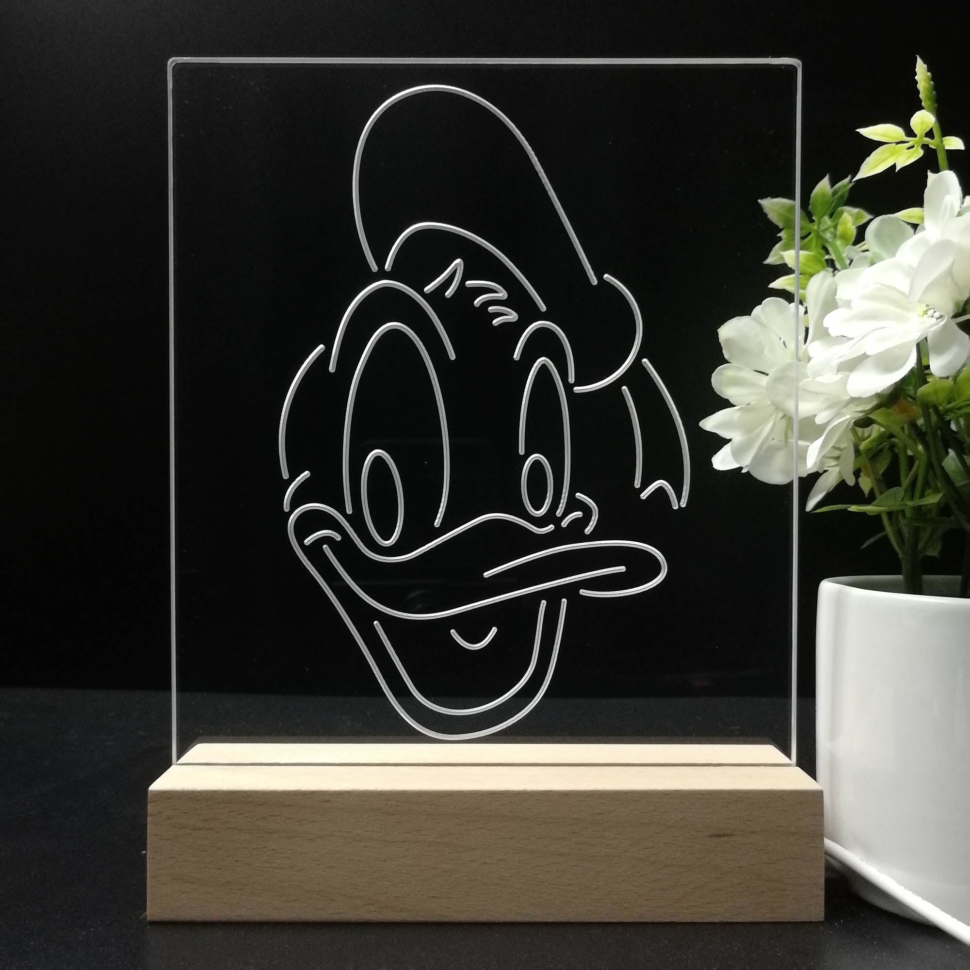 Donald Duck 3D LED Illusion Night Light