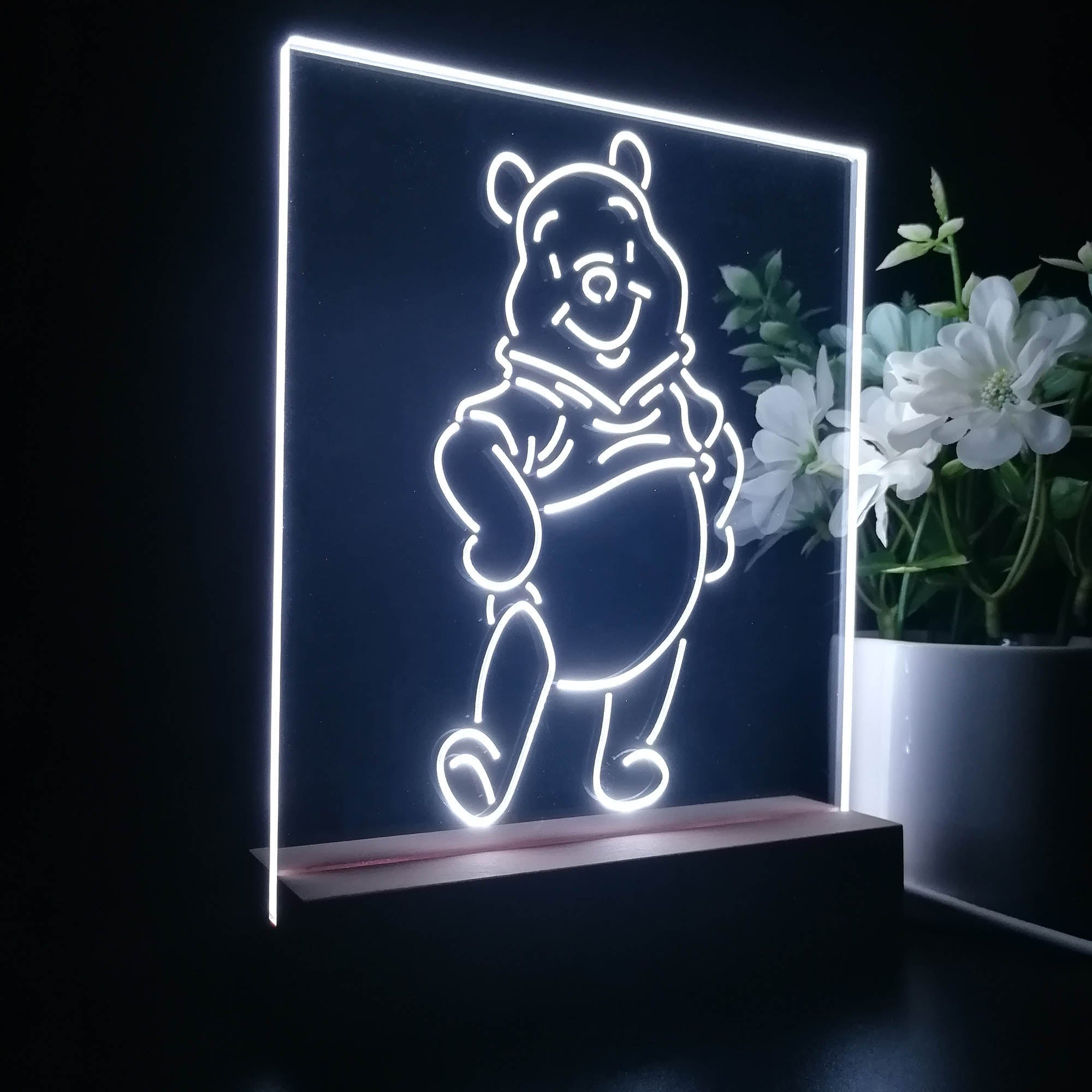 Winnie the Pooh Stand Up 3D LED Optical Illusion Night Light | LED LAB CAVE