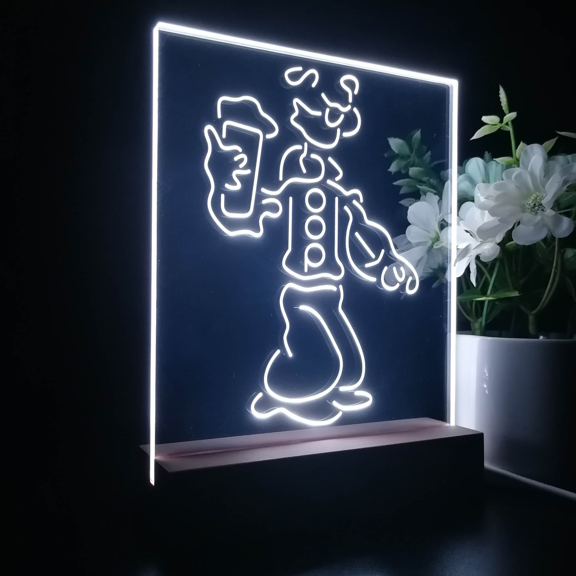 Popeye Cartoon 3D LED Illusion Night Light