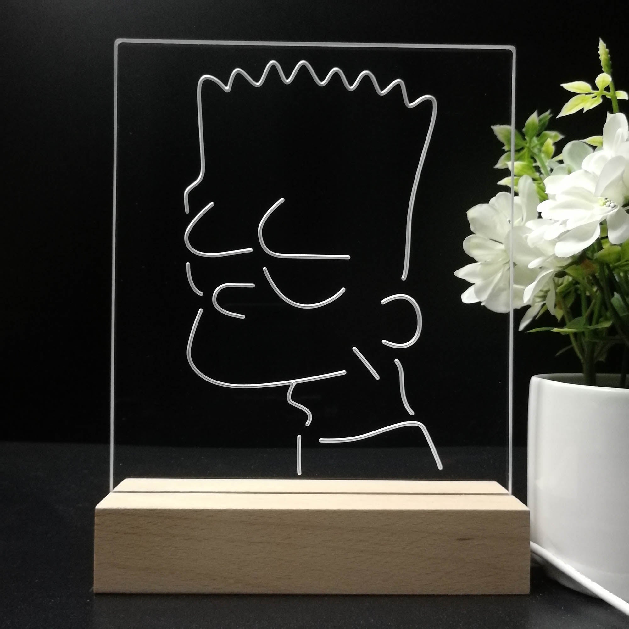 The Simpsons 3D LED Illusion Night Light