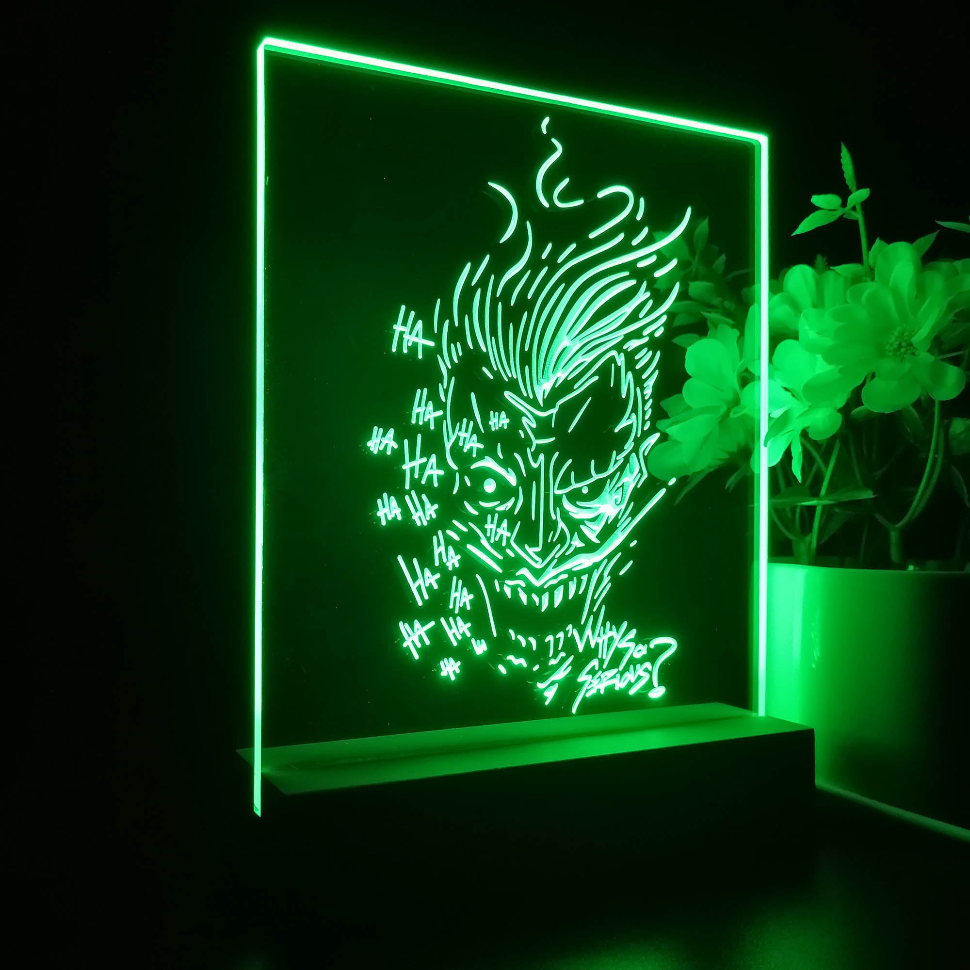 Joker Dc Comics Hero 3D LED Illusion Night Light