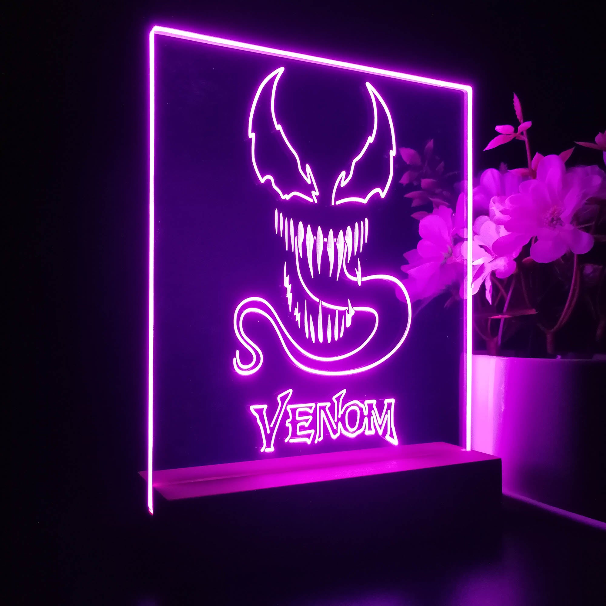 Venom Marvel Character Hero 3D LED Illusion Night Light