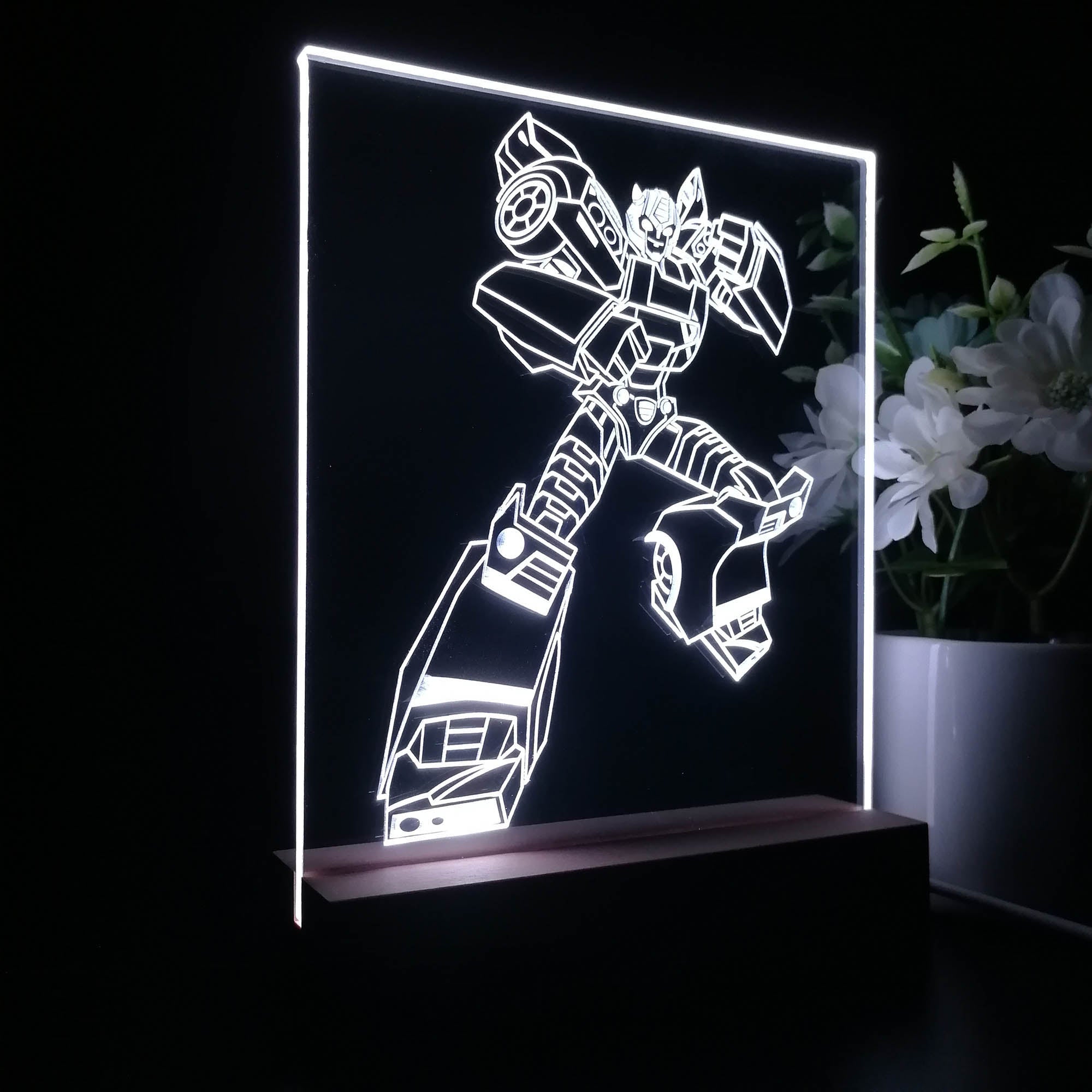 Transformers Bumblebee 3D Neon LED Night Light Sign